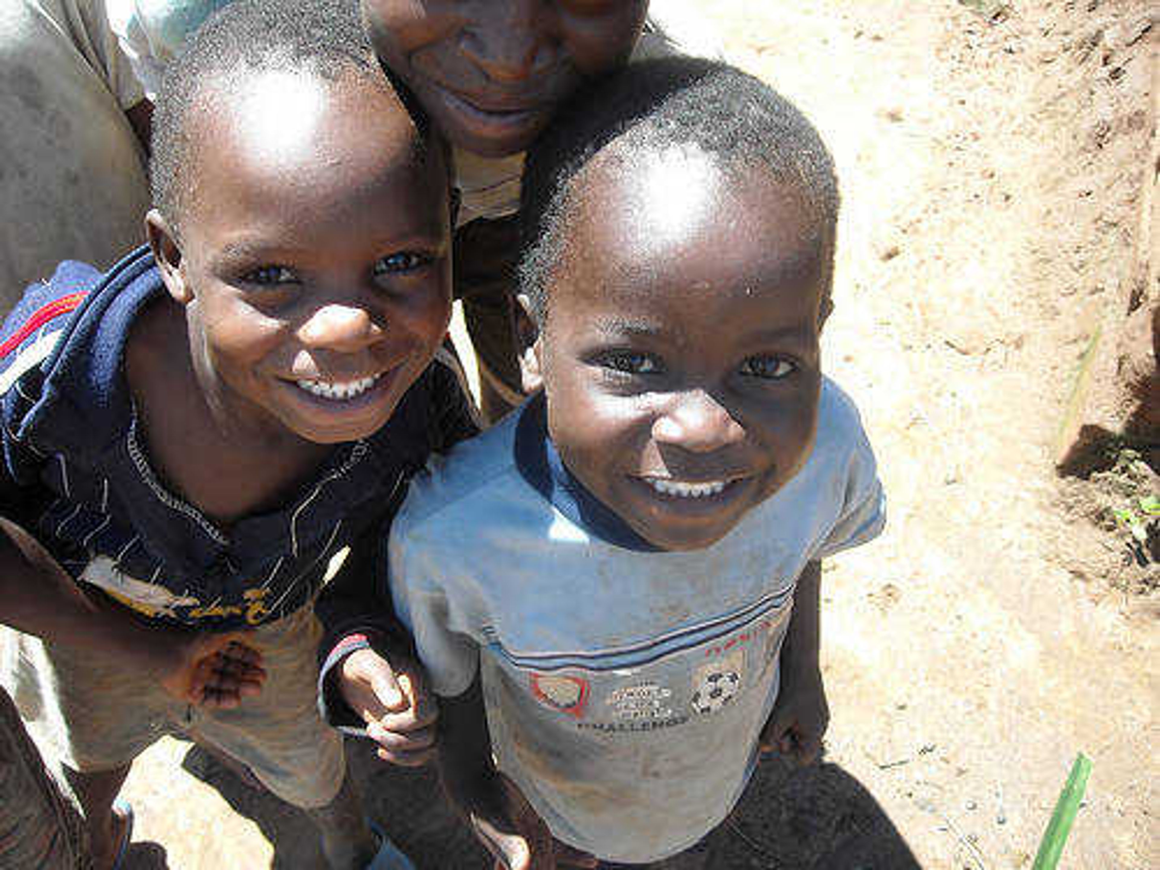 Every dollar raised from Hoops of Hope goes toward children like these in Africa. - Submitted photo