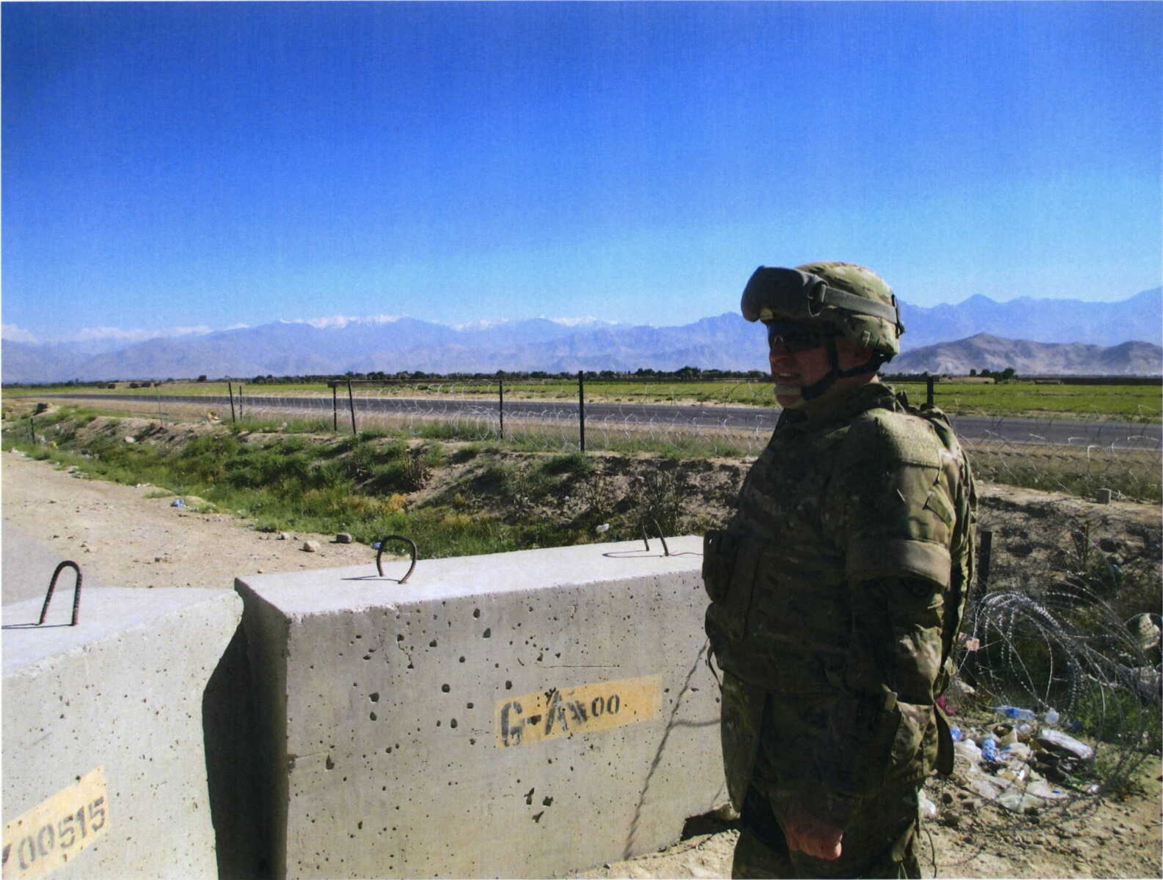  Alvin Hillis serves in Afghanistan.  Submitted photo