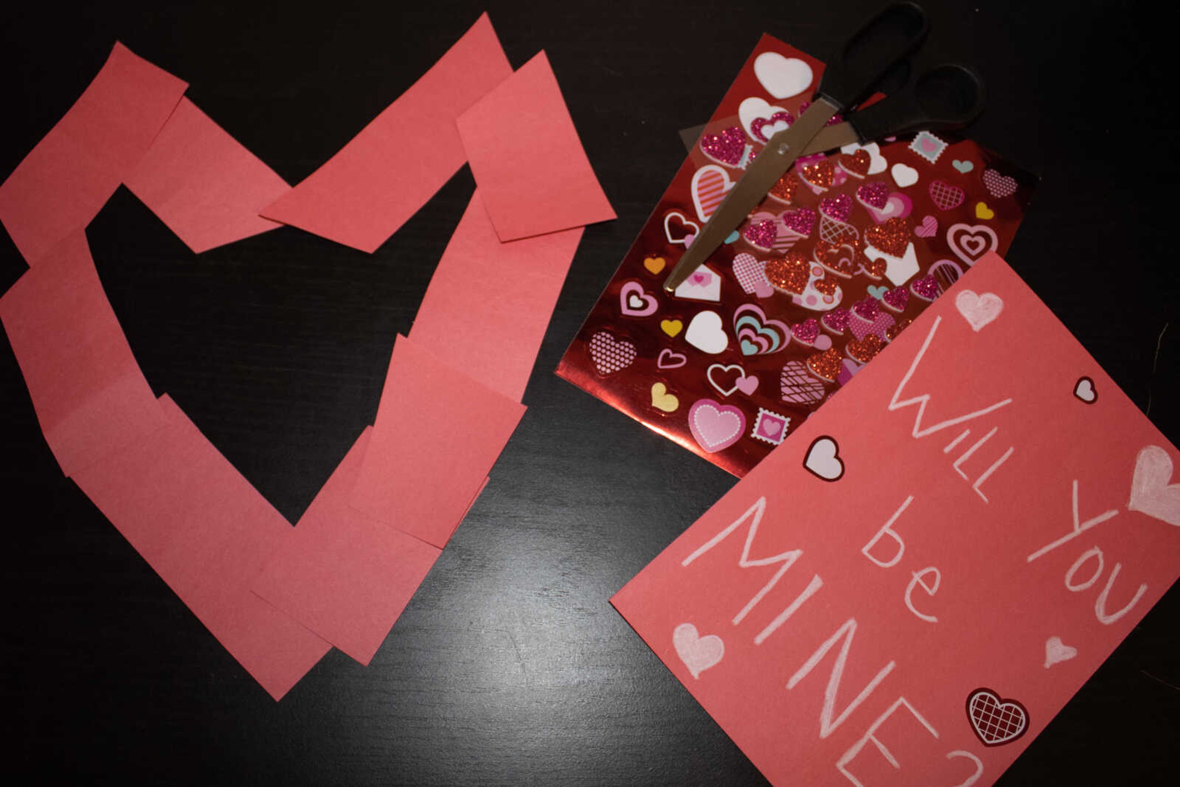 DIY Valentines Day gifts can be made with paper from home at little to no cost. According to an article by Good Housing Keeping, the traditional color of the red rose symbolizes love.