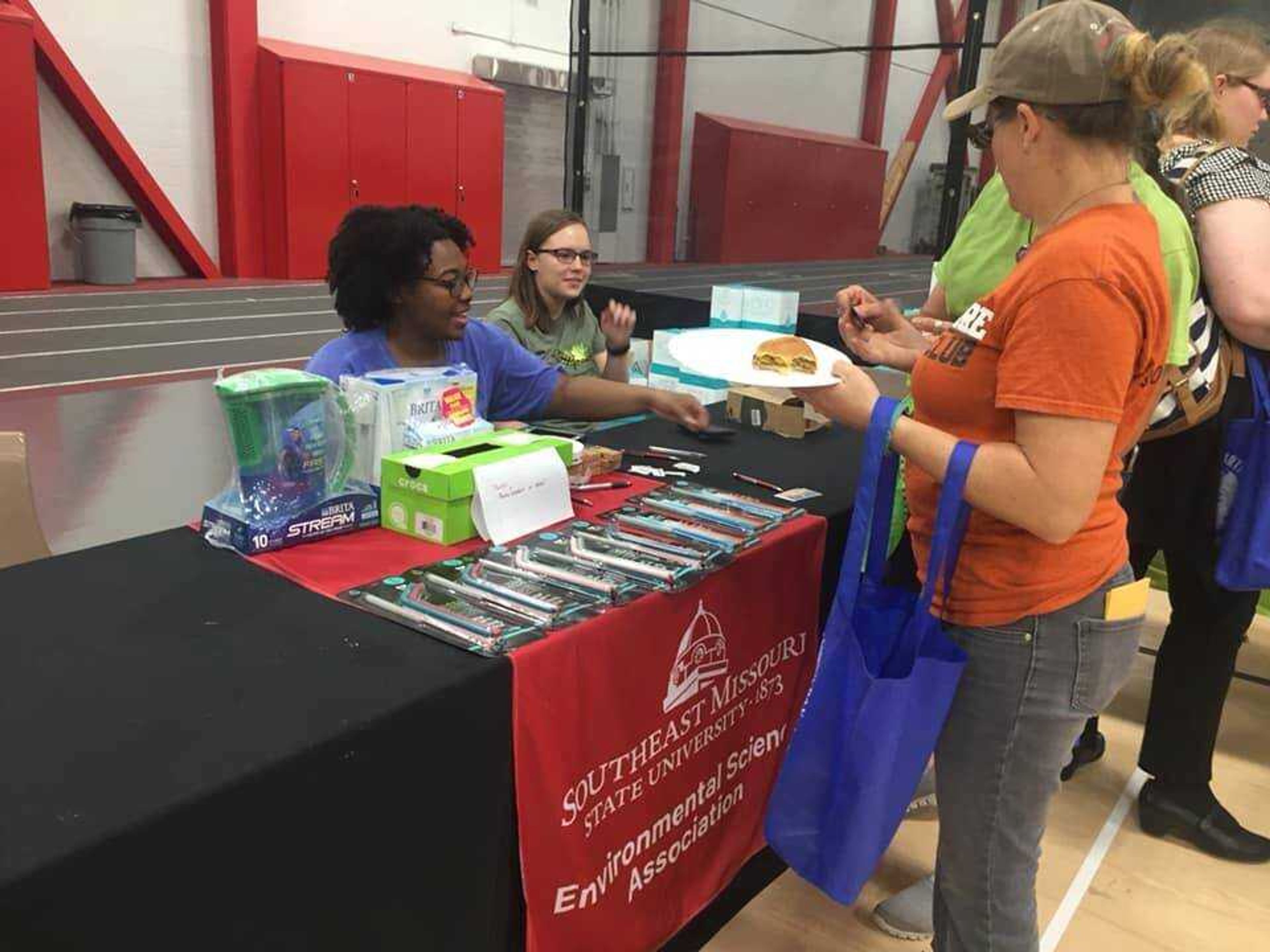 The Environmental Science Association was raffling away two Brita filter pitchers, biodegradable bamboo toothbrushes and silicon reusable straws at EcoPalooza on April 24.