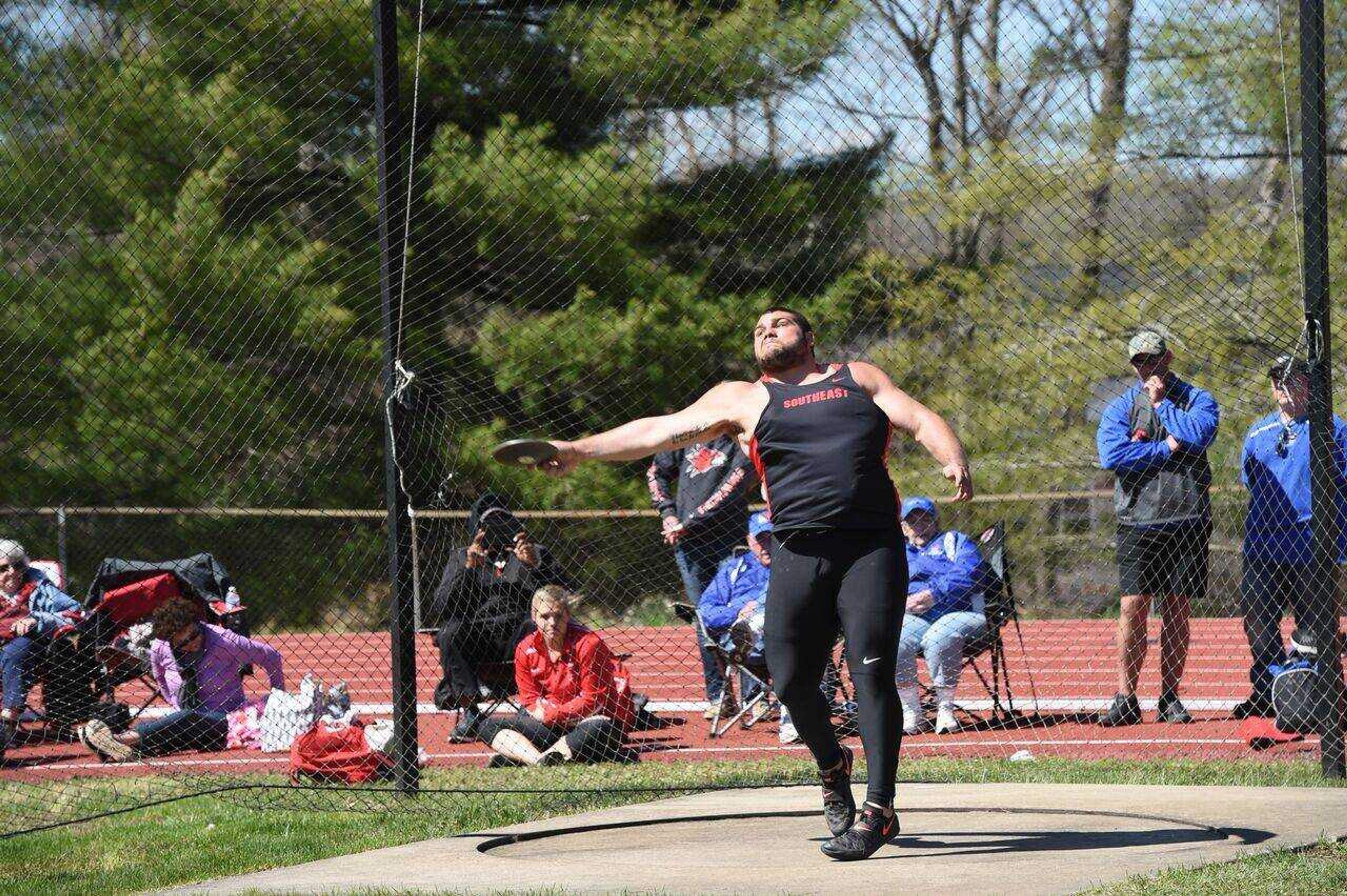 Kevin Farley finished in the top 10 in the NCAA in shot put and discus.
