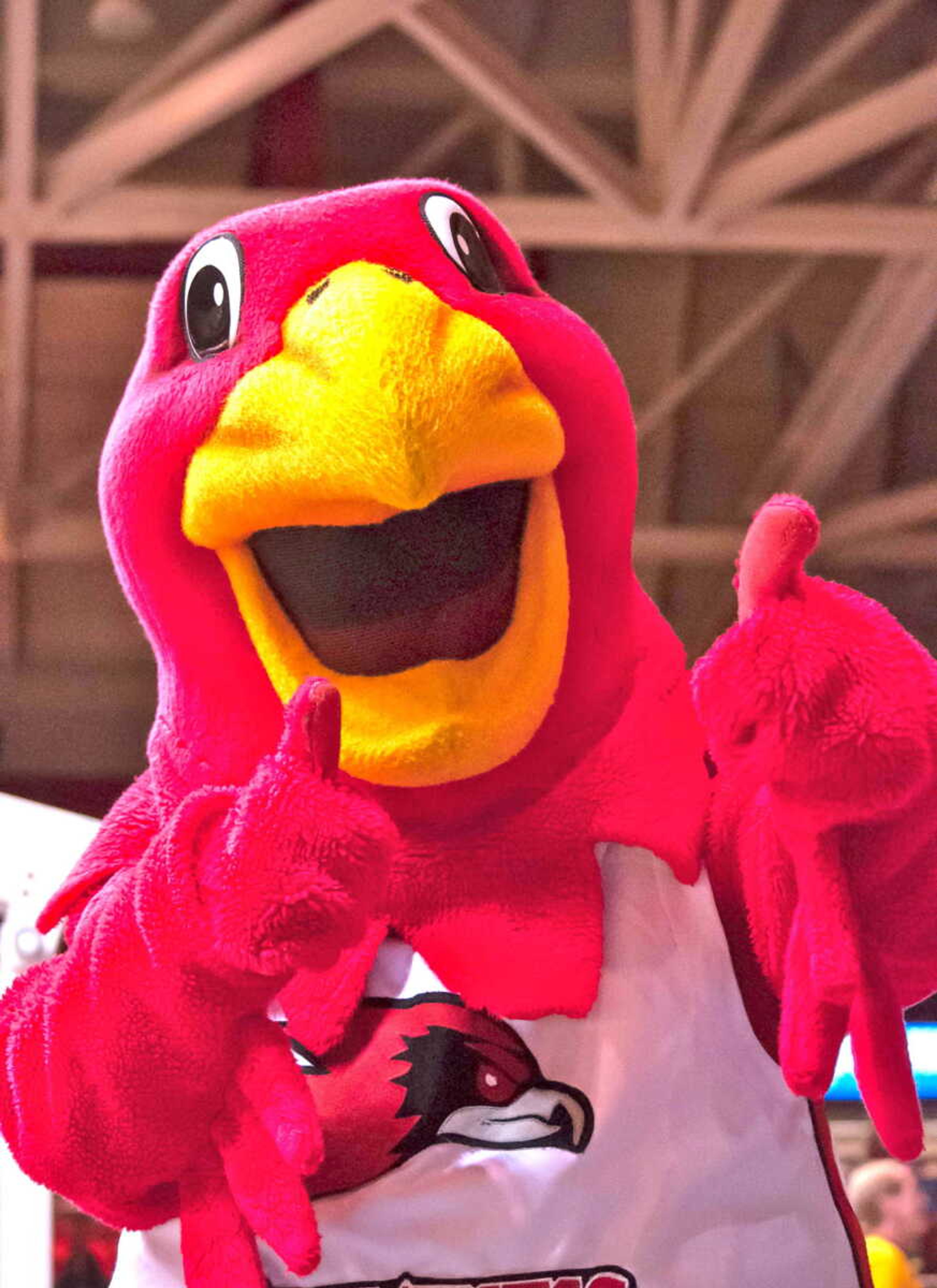 Southeast student discusses being Rowdy the Redhawk