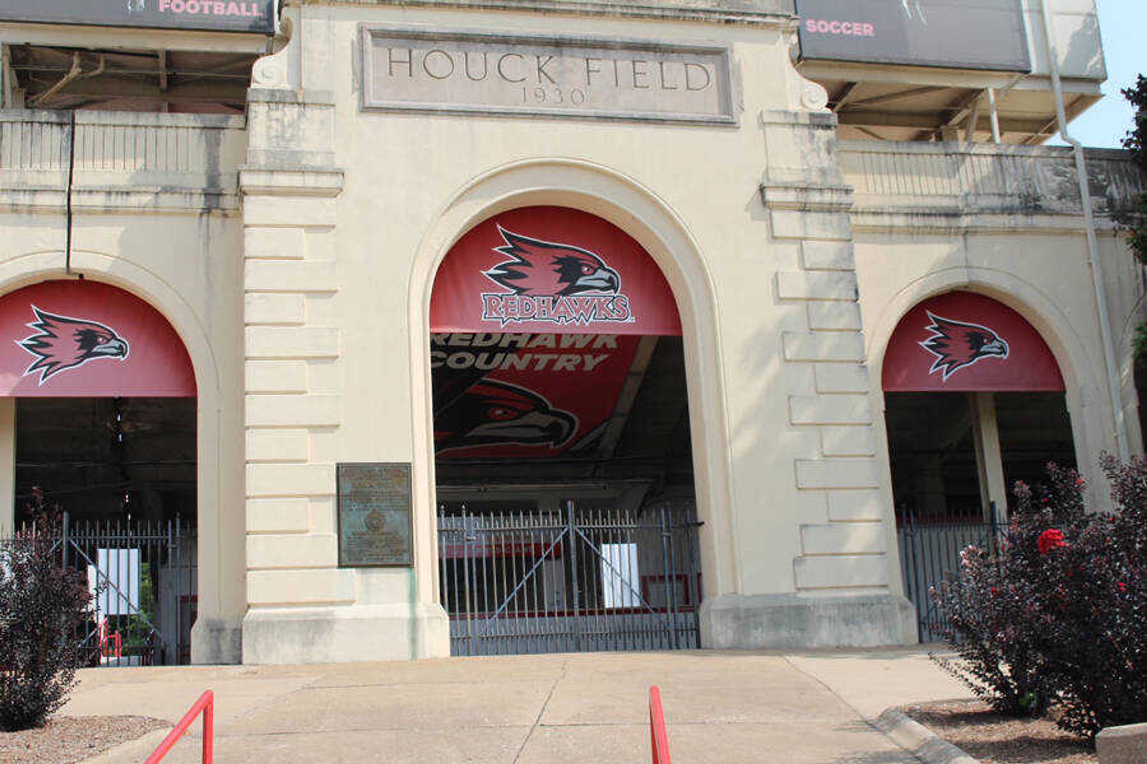 The gates to Houck Stadium remain locked to Redhawk fans on Thursday, Sept. 17, after the Ohio Valley Conference postponed all fall football until Spring 2021. A Spirit Week is planned for the end of October in place of a traditional homecoming.