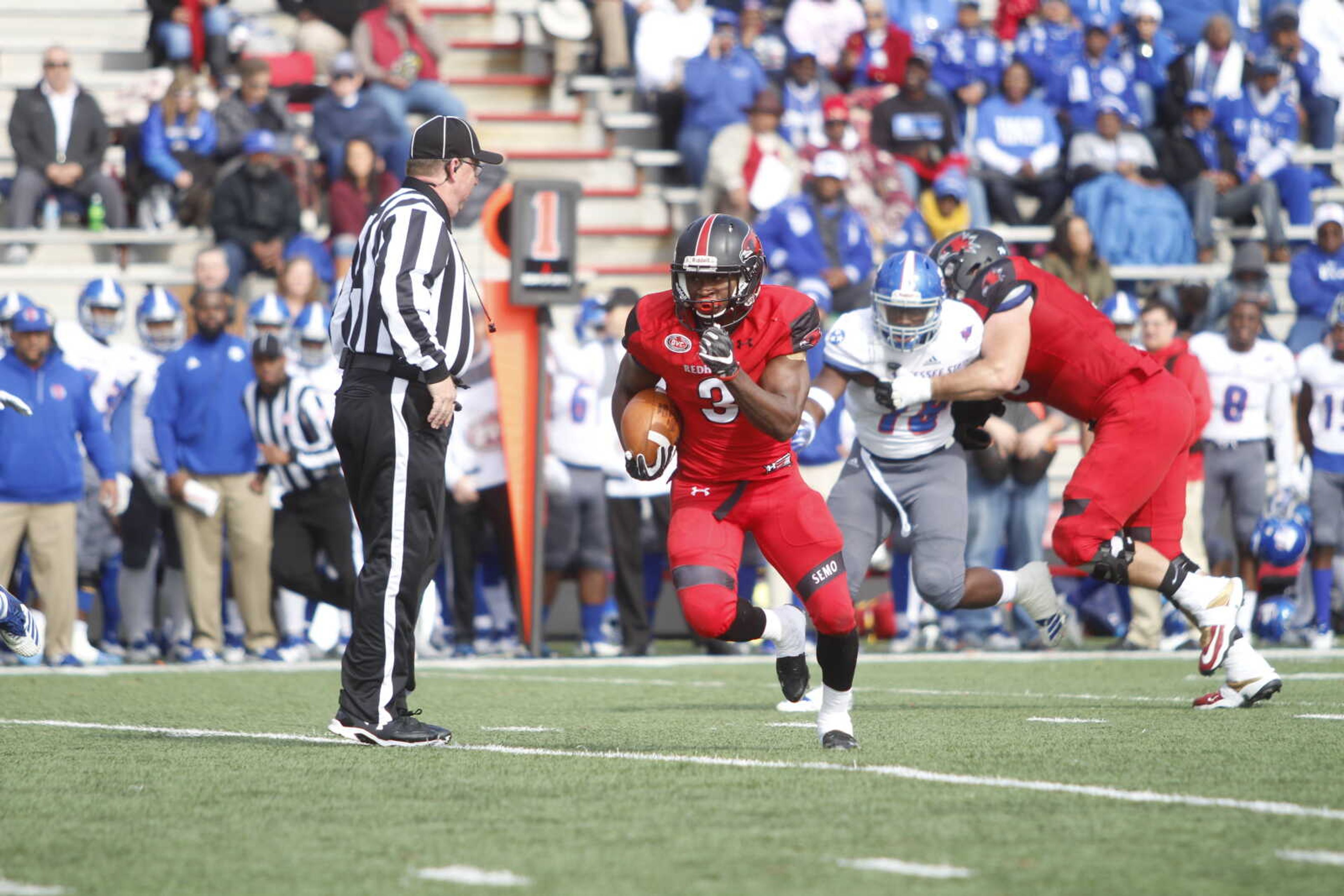 Senior running back Marquis Terry breaks out for 37-yard touchdown run against Tennessee State on Nov. 3.