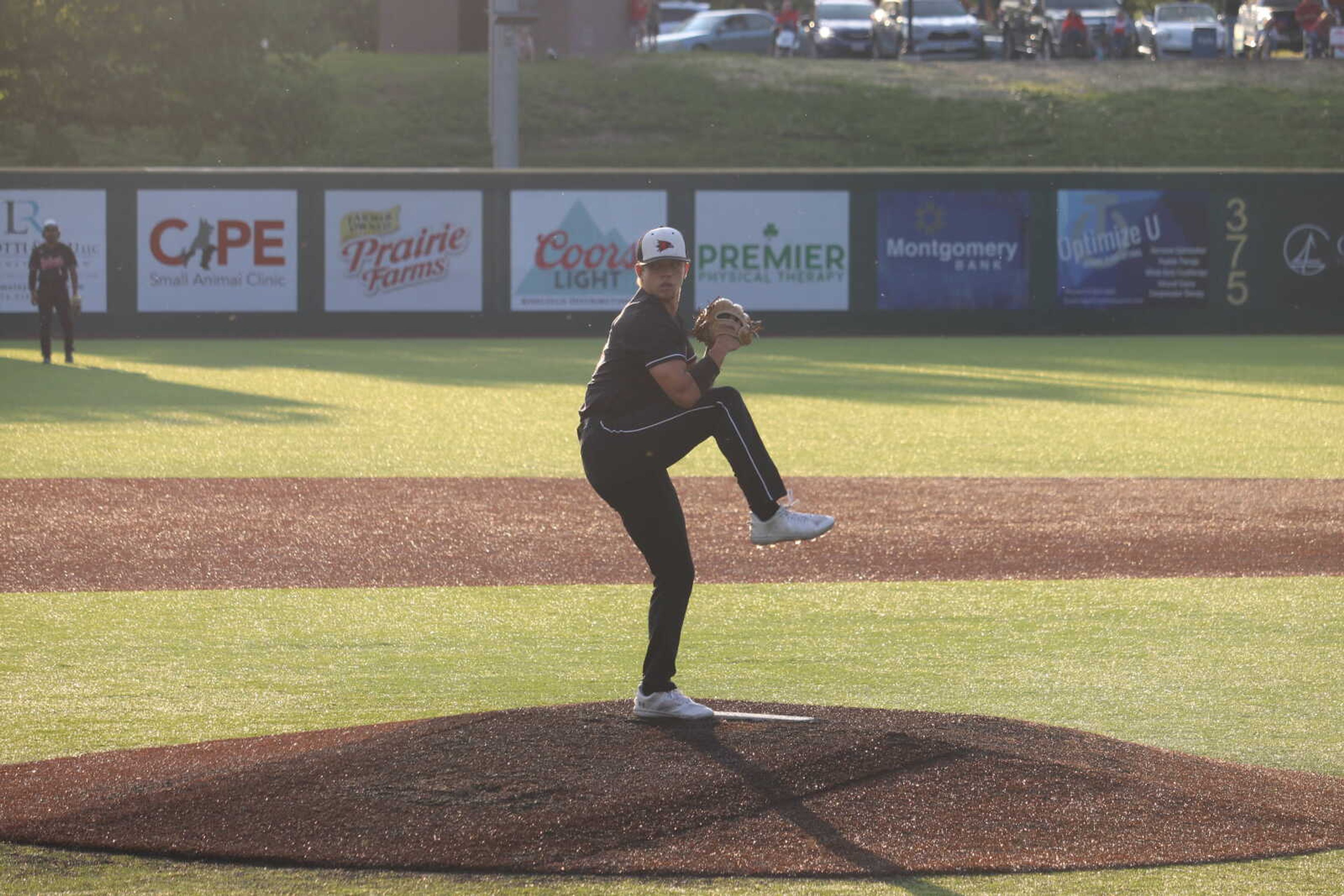 Noah Niznik winds up to pitch. Niznik allowed two runs, four hits, and struck out seven batters.
