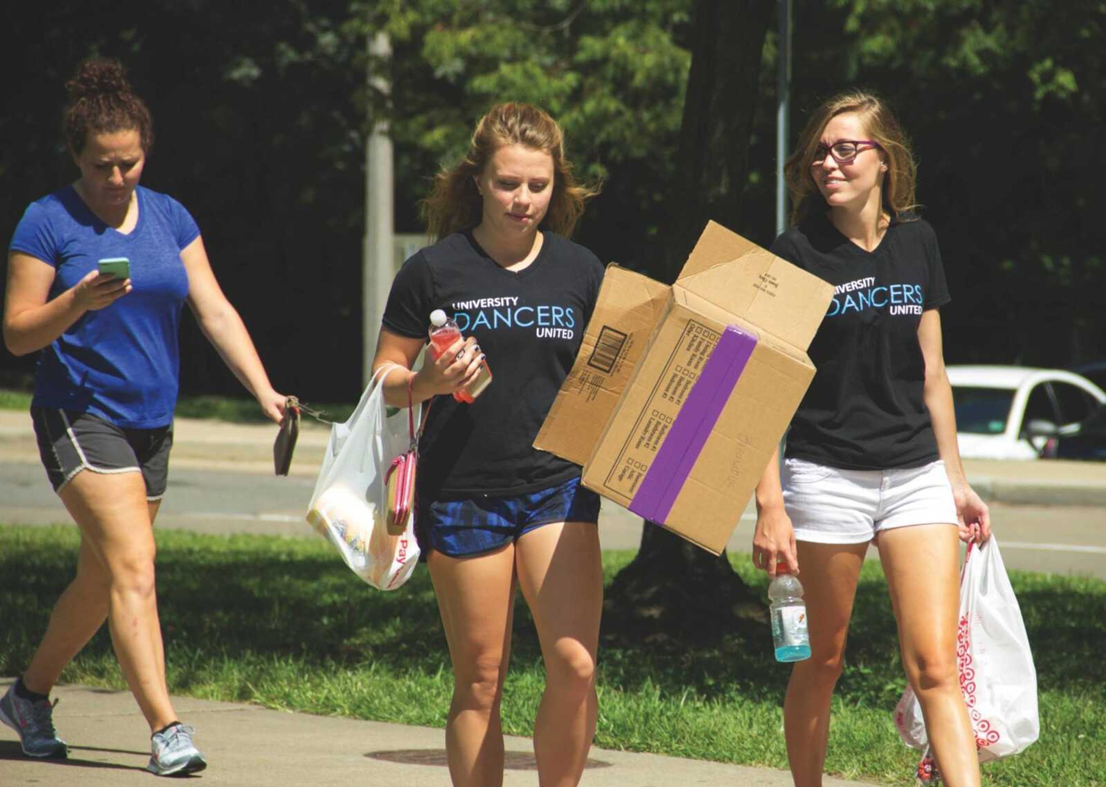 Incoming freshman moved onto Southeast's campus on Aug. 20. Upperclassmen volunteers helped carry in boxes and students' other belongings at Towers Complex.