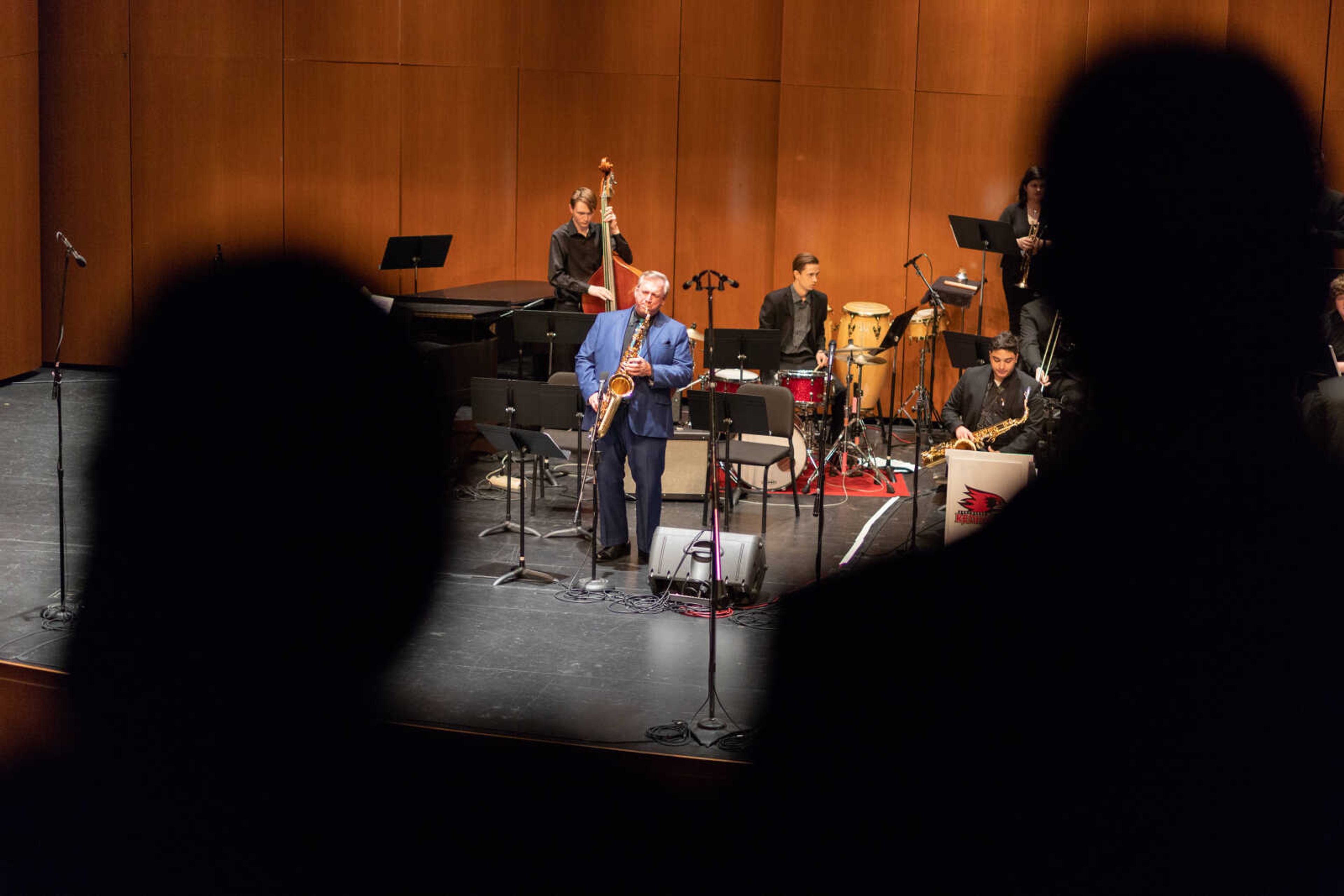 Special guest Mike Tomaro performs at Jazz Band Festival on Feb. 1, 2019.