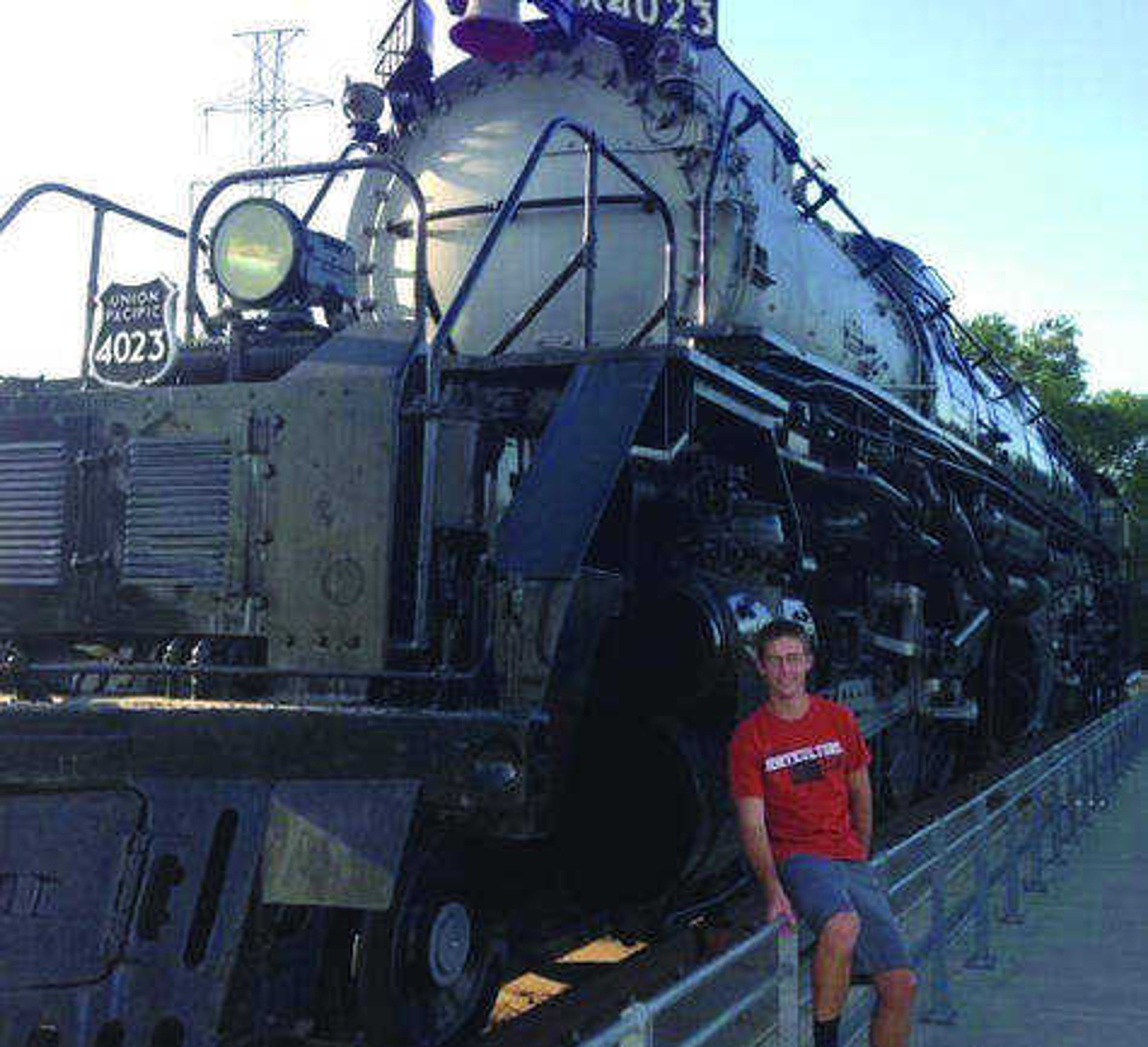 Ethan Hochstein interned for Union Pacific Corp. last summer in Omaha, Nebraska. Submitted photo