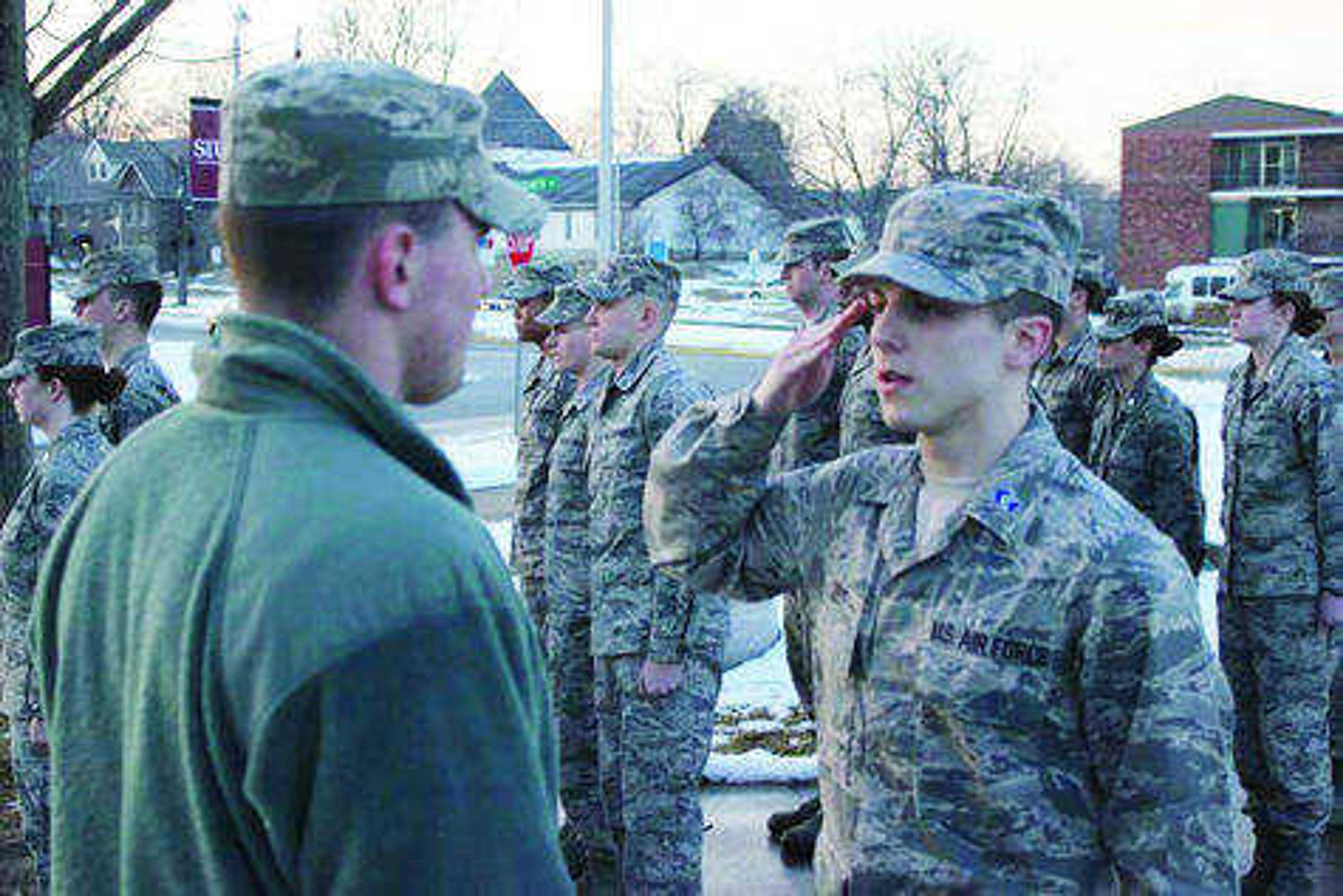 <b>Students in the ROTC.</b> Submitted photo
