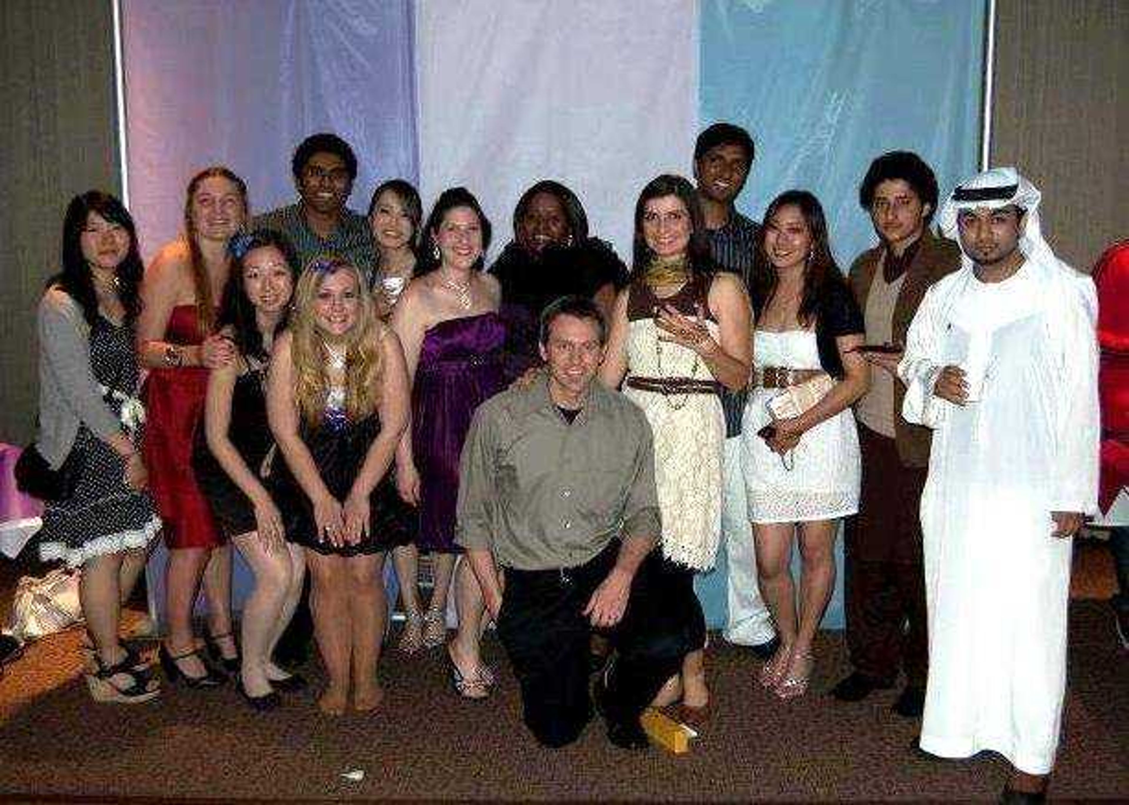 Students pose in different ethnic dress for Carpe Diem in 2011. - Submitted photo