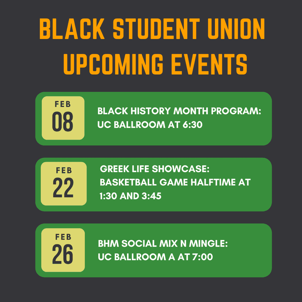 BSU Kicks Off Black History Month with celebration and commu...