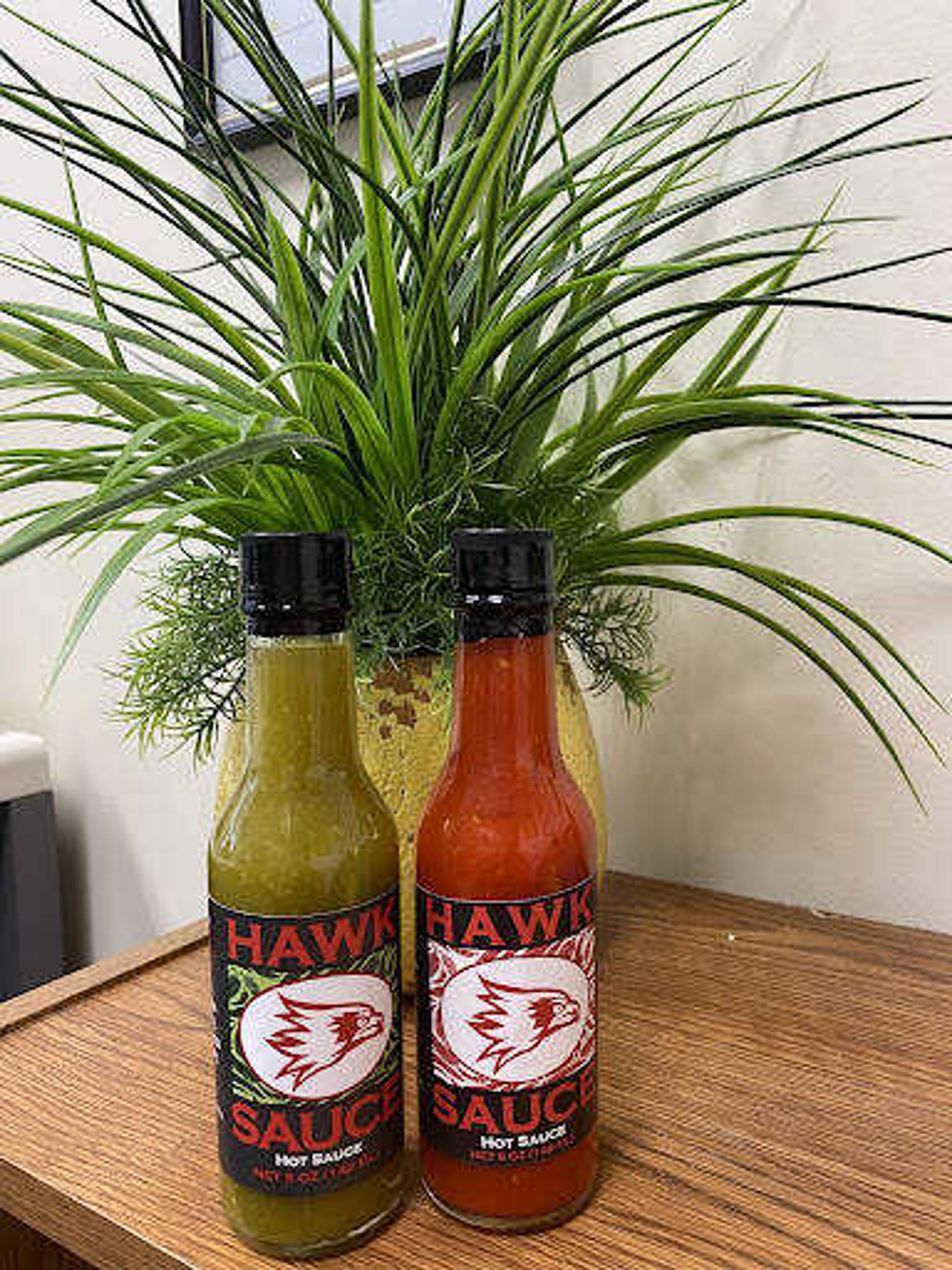 Hawk Sauce, created by hospitality management students, are available at Catapult Creative House. They decided to add the green option in 2020, and have since tested the product's shelf life.
