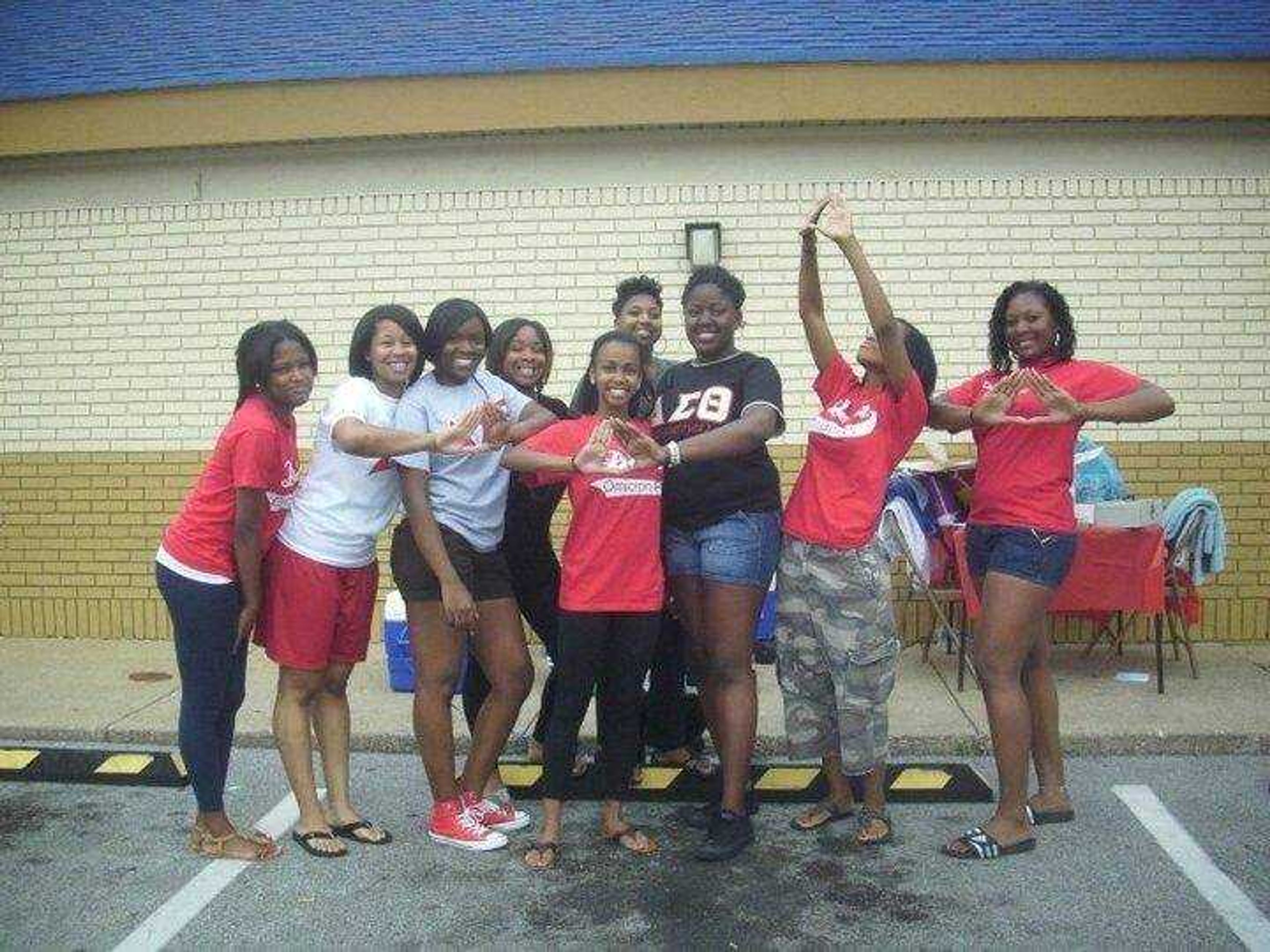 Bottom Right: Members of the Omicron Pi chapter of  Delta Sigma Theta at an event. - Submitted photo