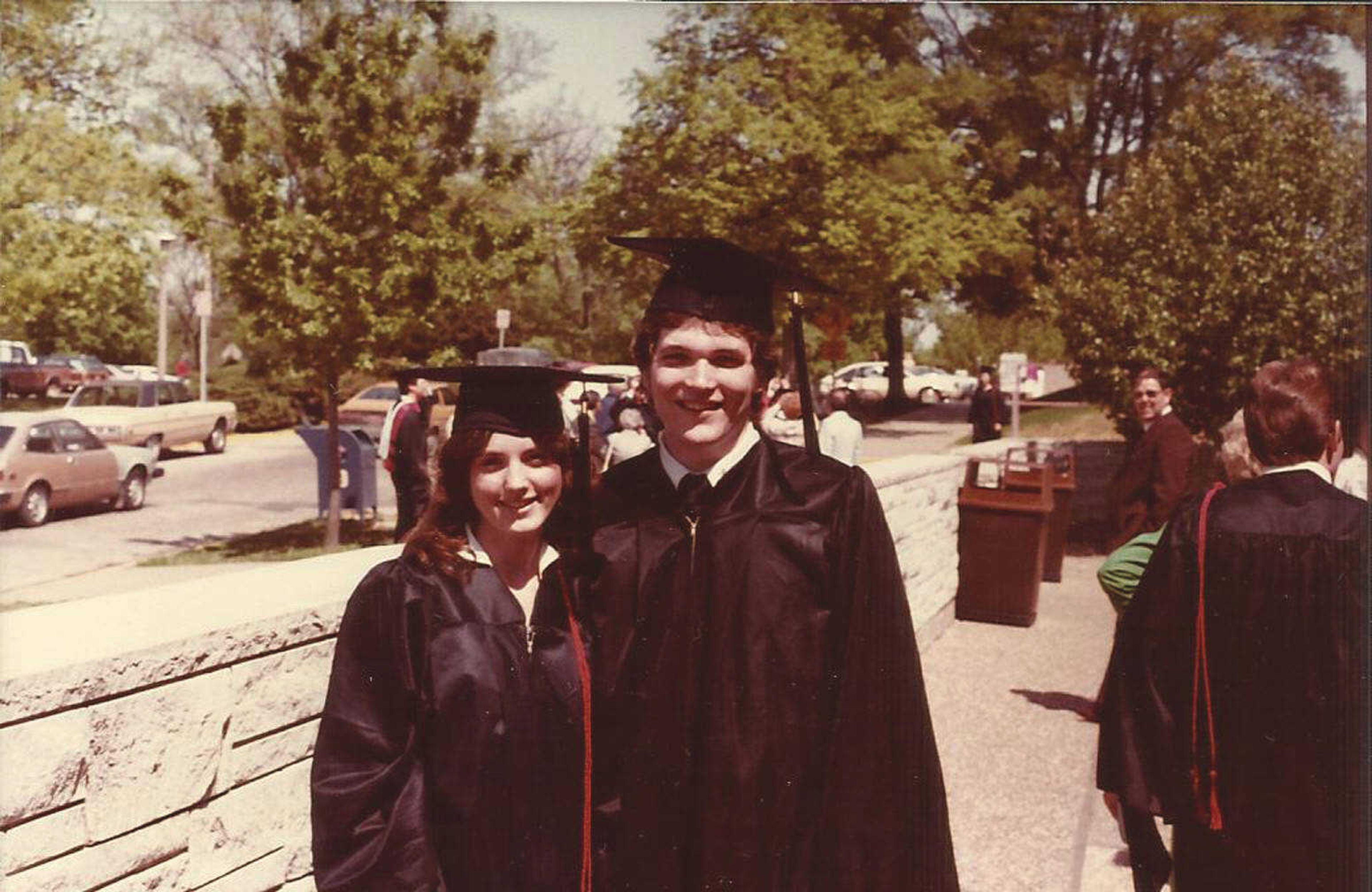 Robert Cox Jr. and Janie Cox after graduation.  Submitted photo