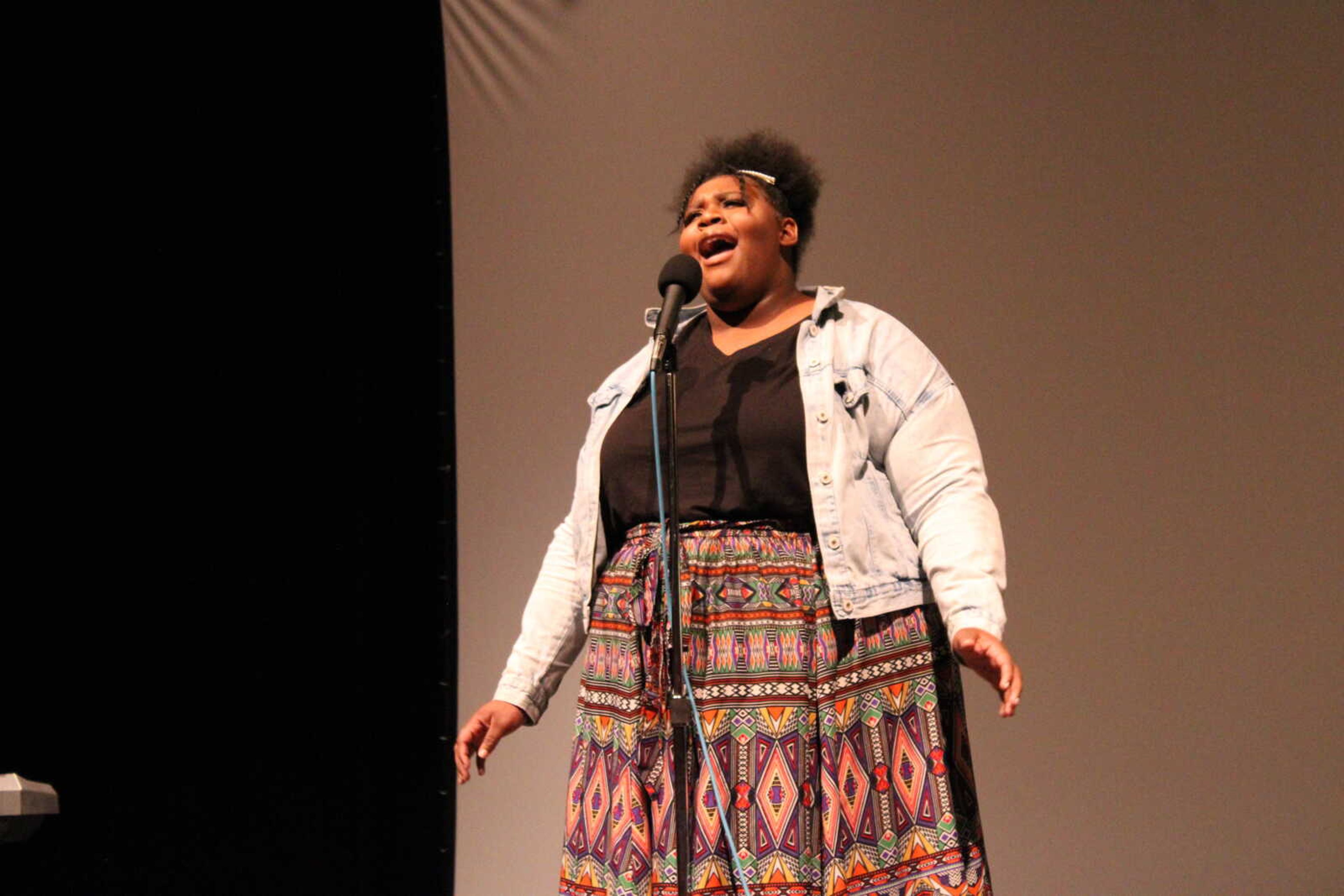 Kennedee Nash performs "I Know Where I've Been" from the musical Hairspray. Hairspray was the first musical that Nash saw that had someone look like her and that talked about race issues.