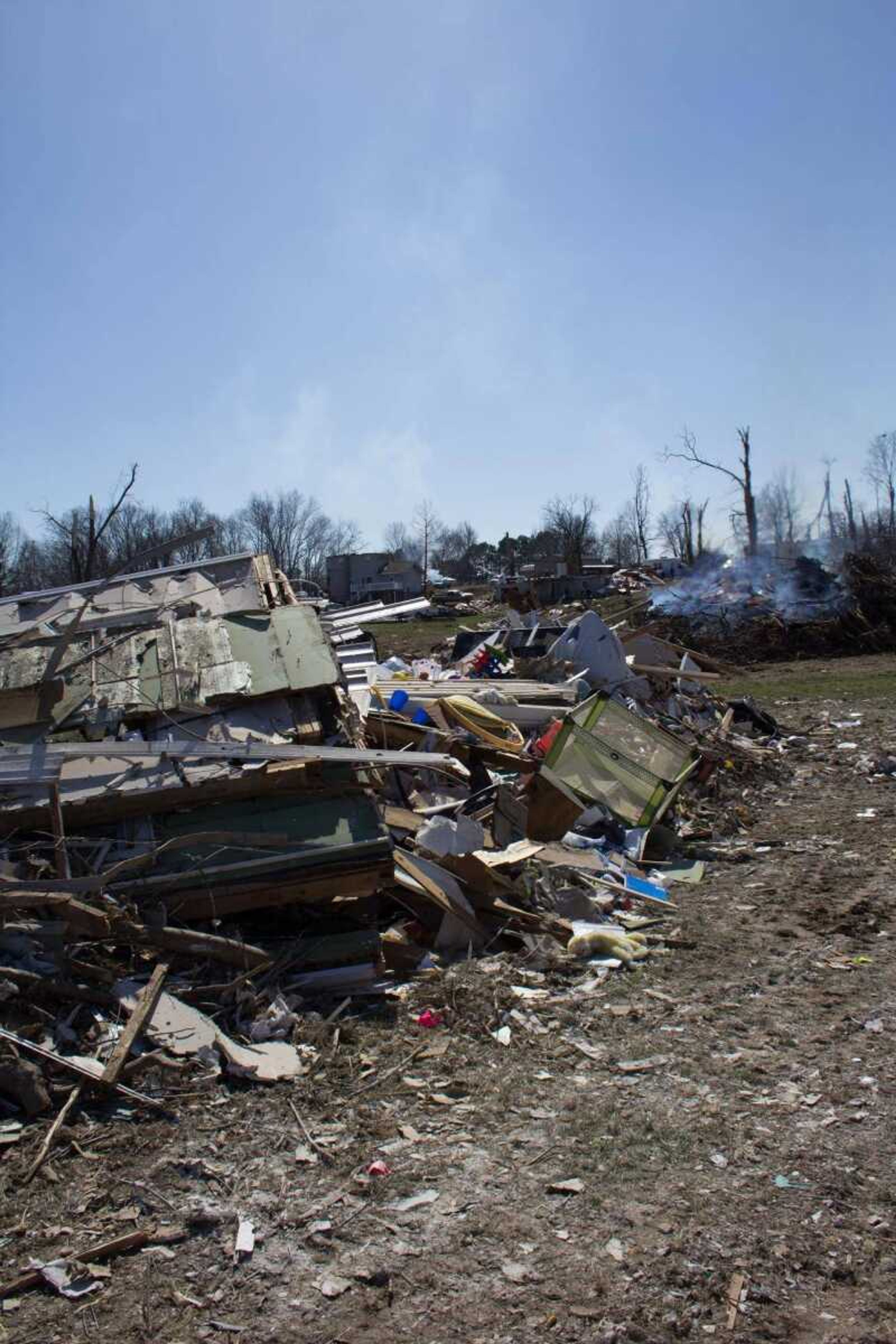 What remained of Best's Perryville home after an F3 tornado raged through the town.