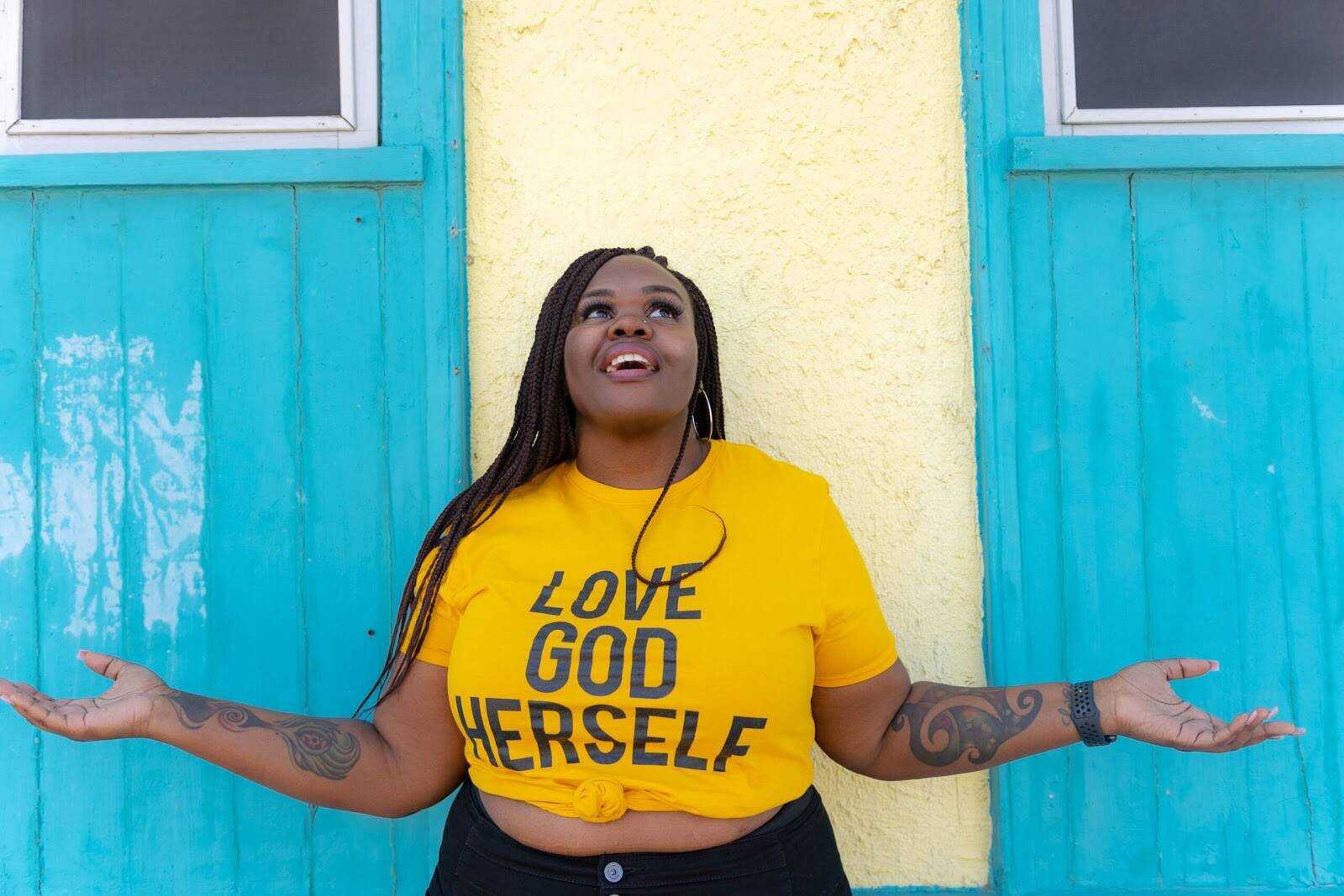 Ashlee Haze is an award-winning poet. Having been writing for 15 years, she writes and performs free verse poetry that gives her the nickname, “The Big 30.”