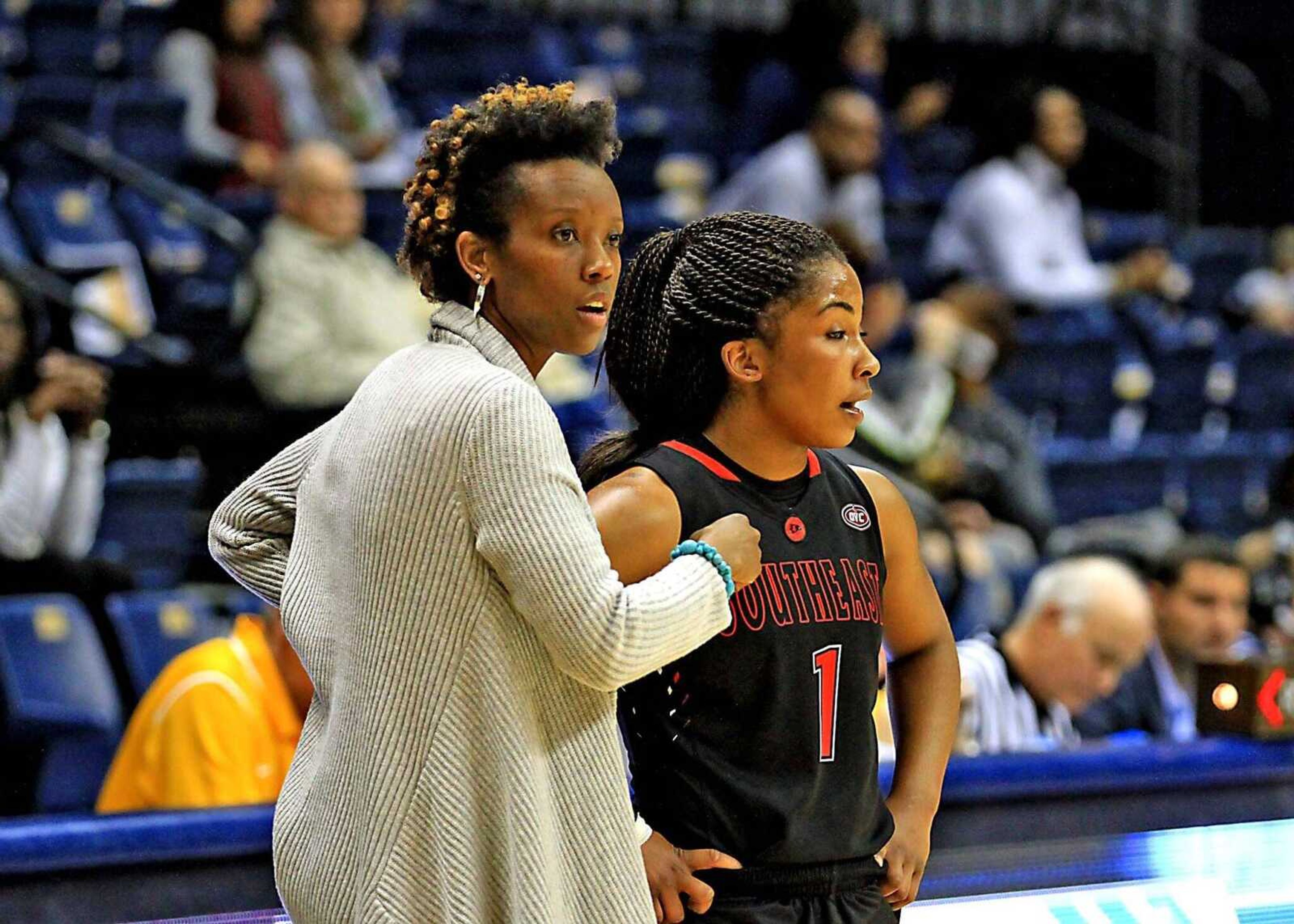 Southeast's women's basketball coach Rekha Patterson was hired in 2015 and guided the Redhawks to their first winning season in seven years. Submitted photo
