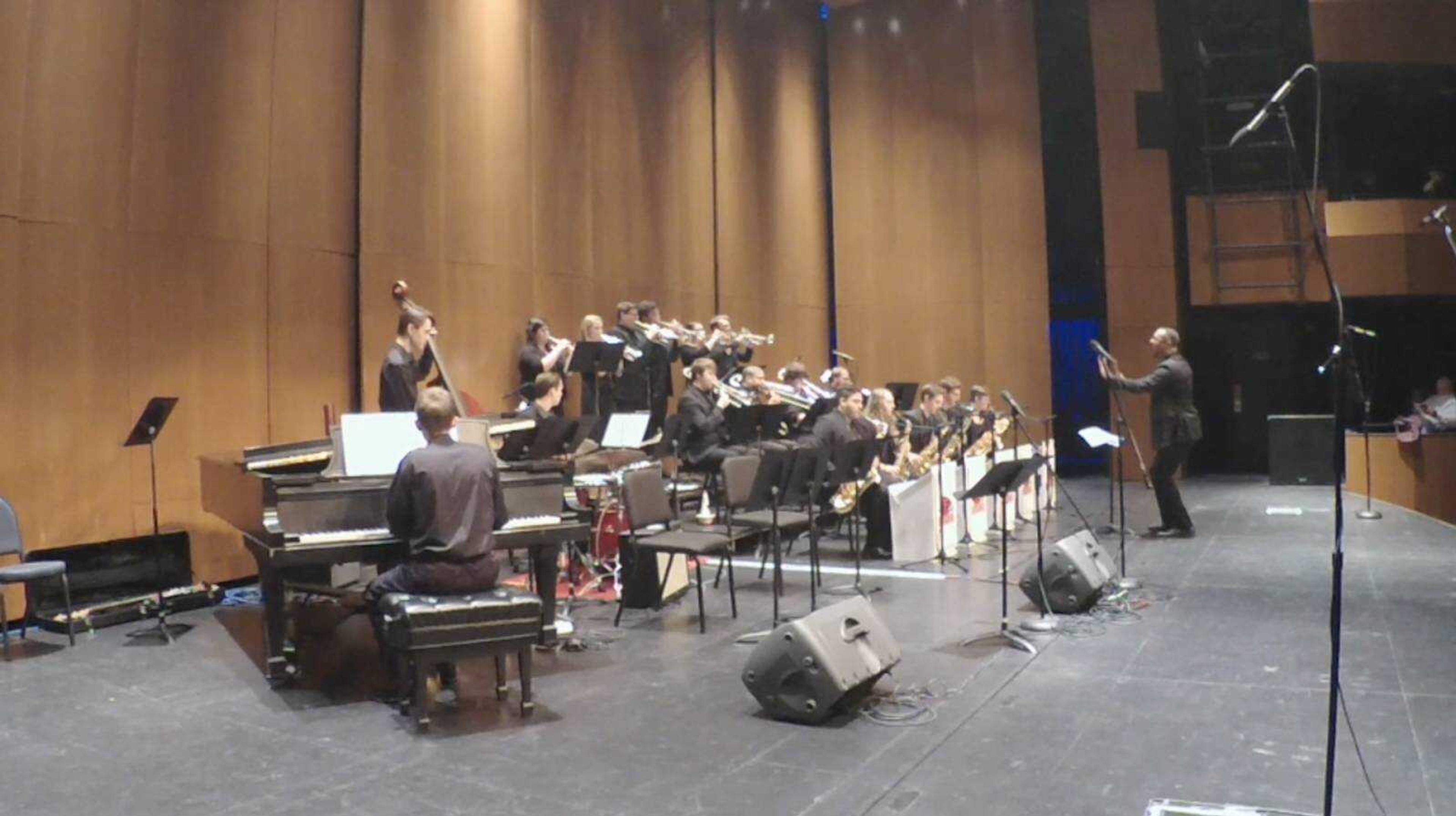Southeast Jazz Ensemble performing at the 21st Annual Clark Terry/Phi Mu Alpha Jazz Festival in 2019.