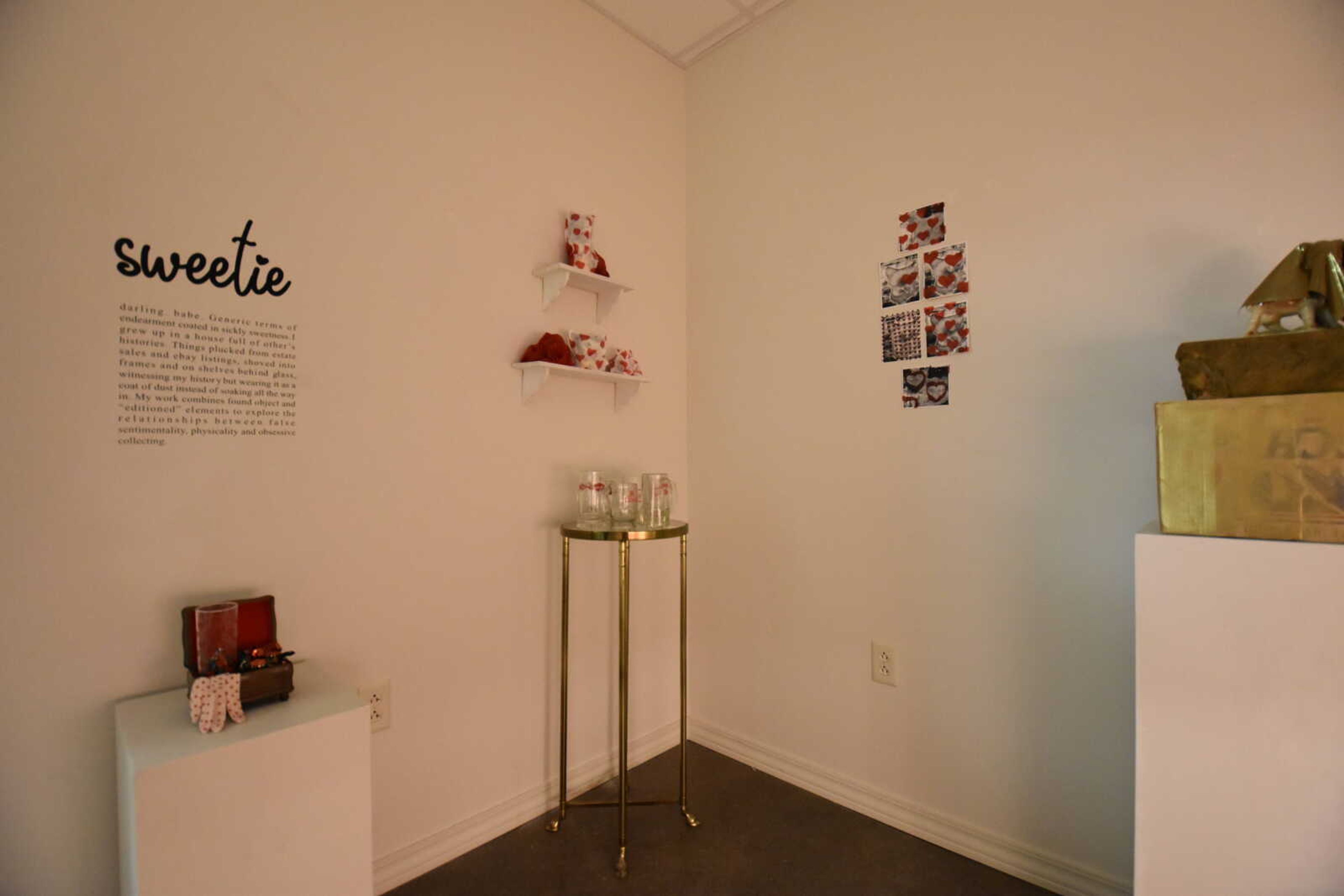 Sweetie solo exhibition by Southeast's alumna Ashley Sexton at the Micro-Galleries of the Arts Council of Southeast Missouri