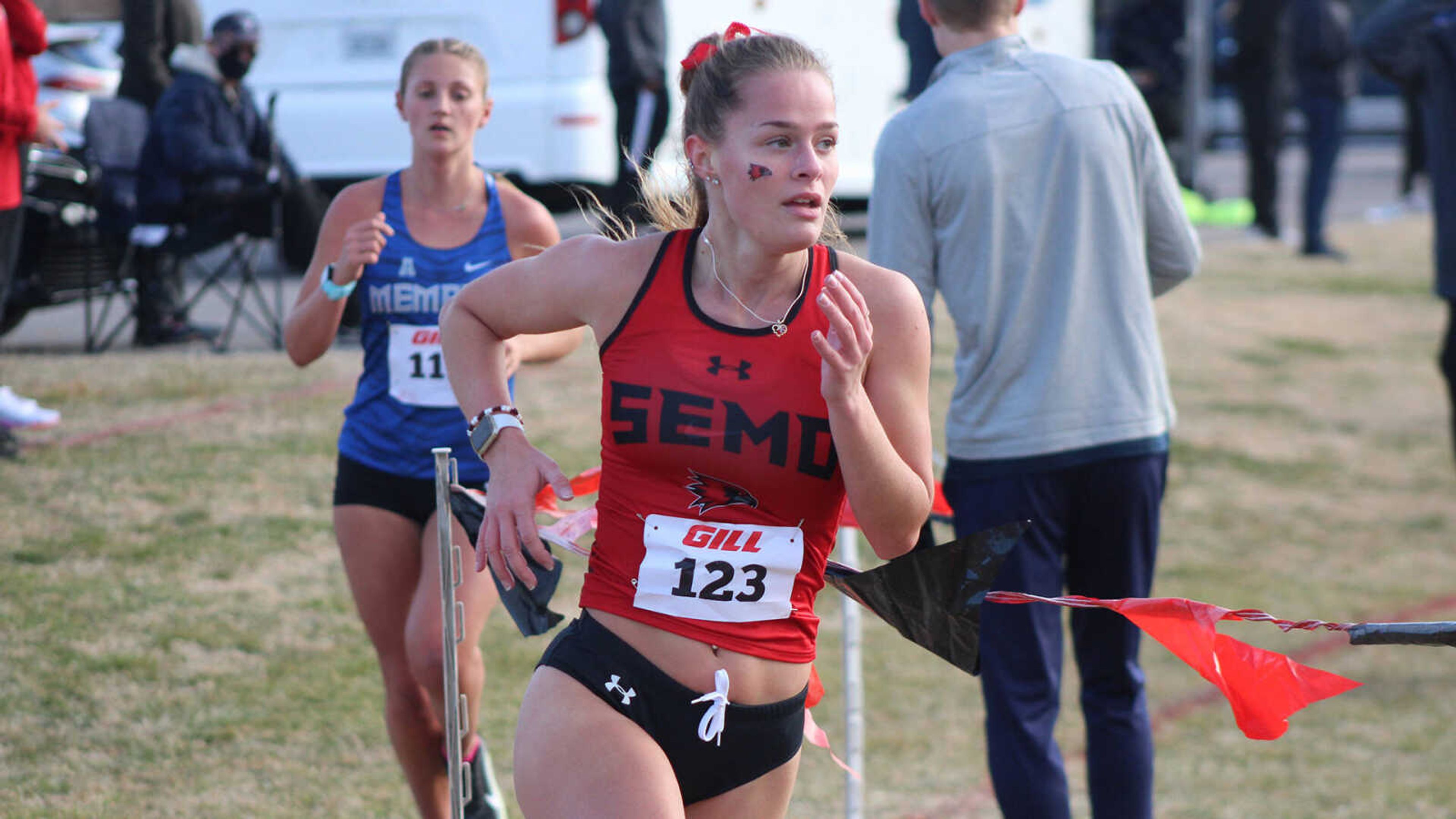 SEMO senior cross country runner Hannah Eastman at the Live in Lou Classic on Oct. 1 in Louisville, KY.
