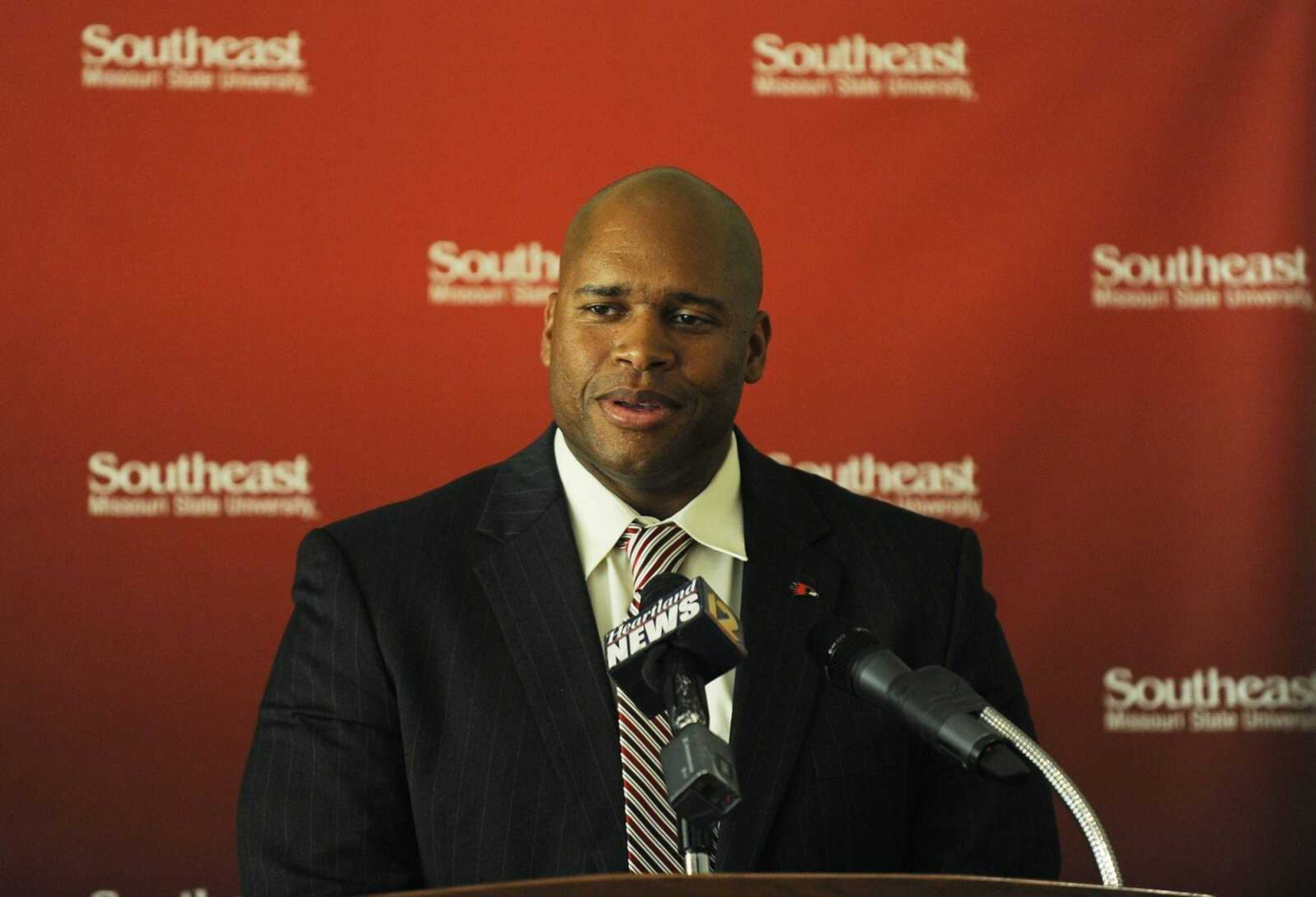 Mark Alnutt was announced the new athletic director for Southeast at a press conference Thursday. - Southeast Missourian photo