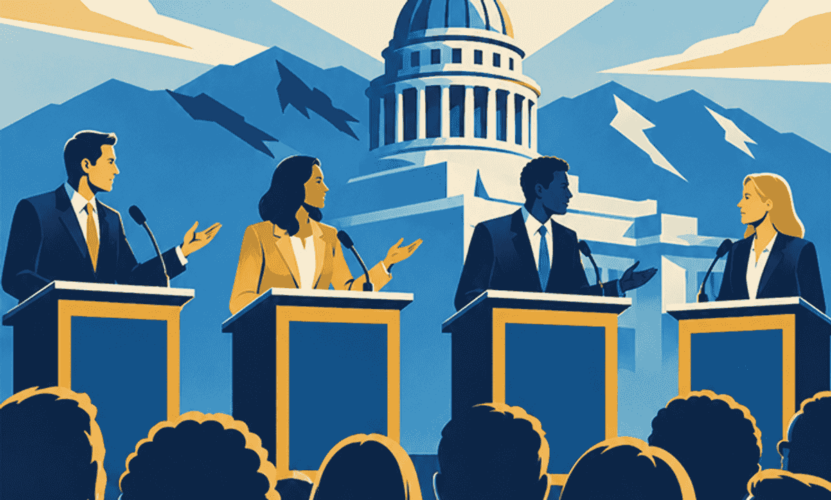 Salt Lake County election candidates make their pitch to city voters, with Council majority on the line.