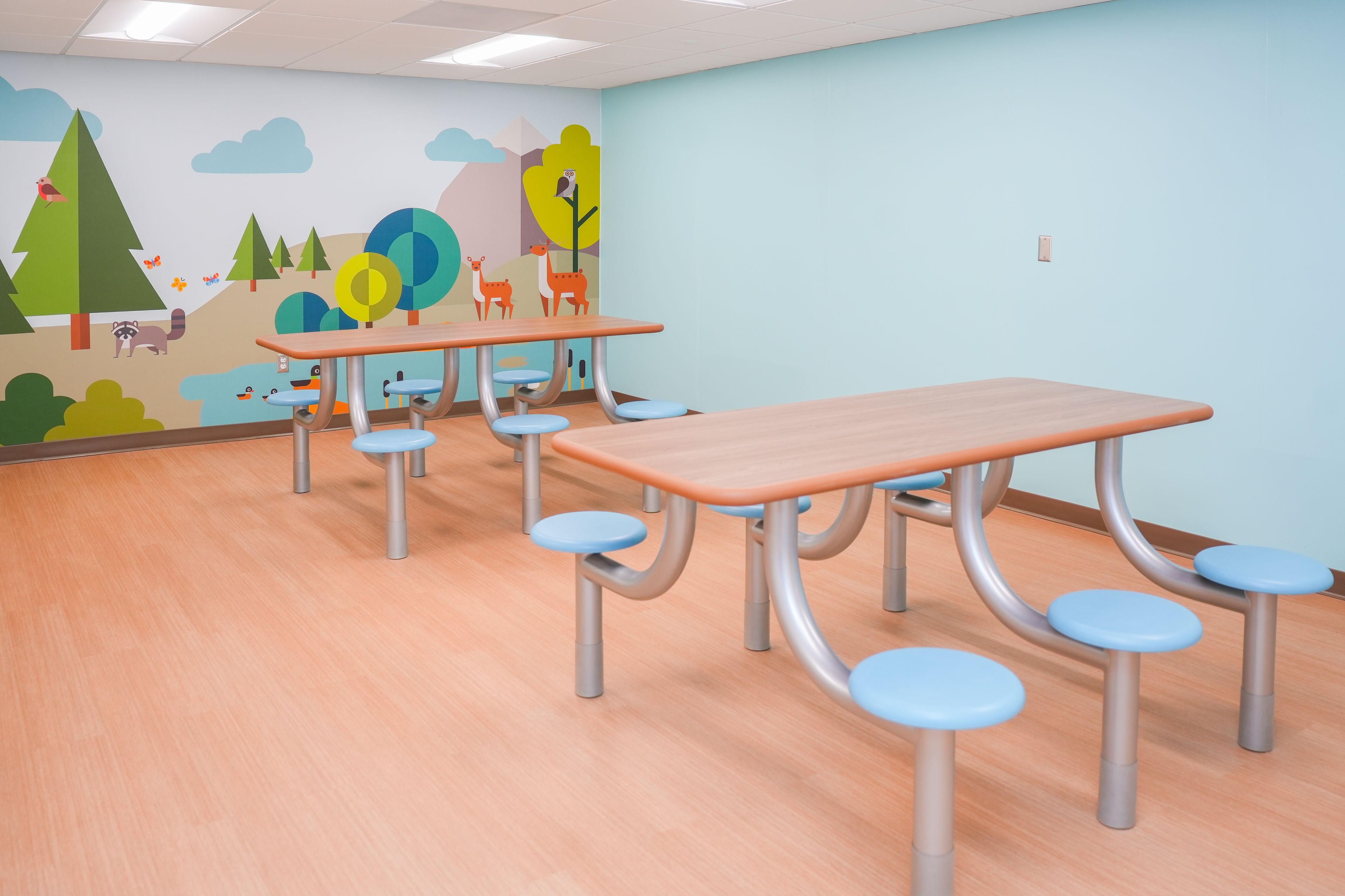 A look at one of the rooms in the new clinic space.