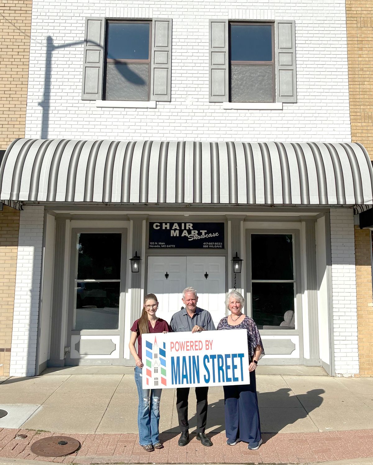 Chair Mart receives Nevada Main Street Alliance facade grant...