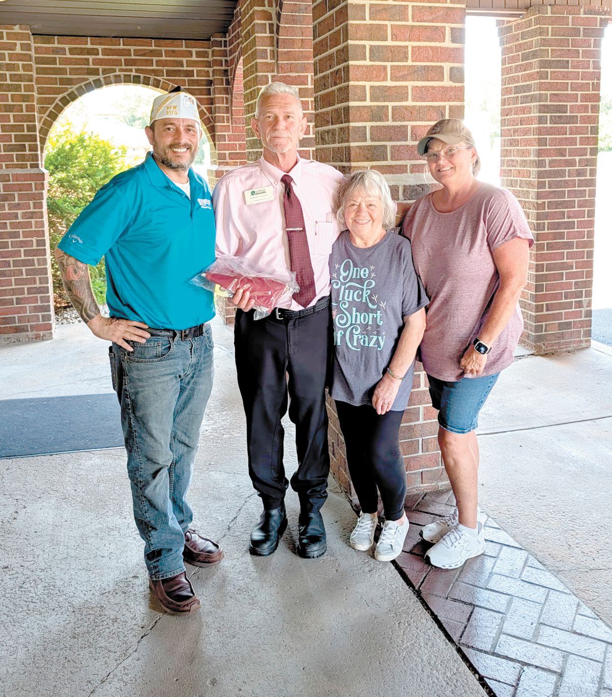 VFW Nevada Post 2175 Donates American Flags to Local Care Fa...