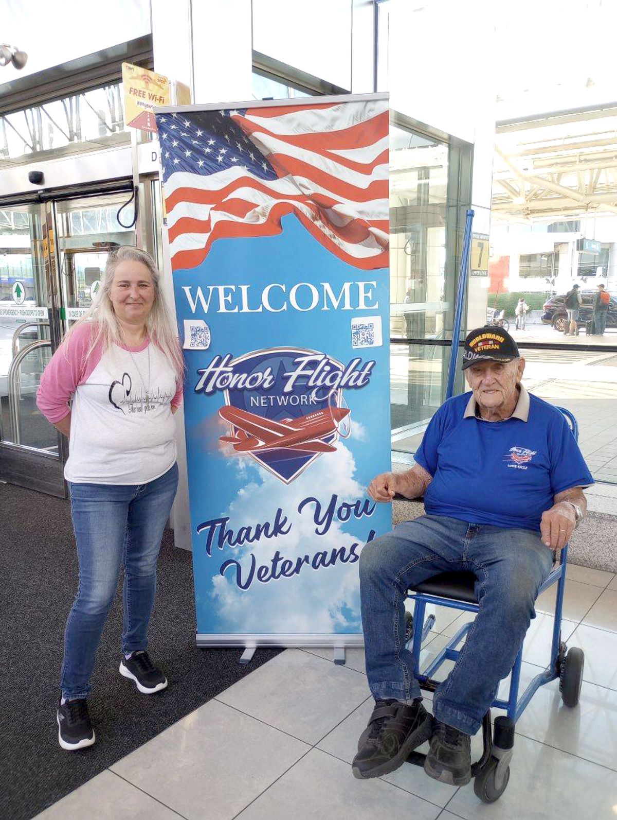 Bill Carlini’s honor flight