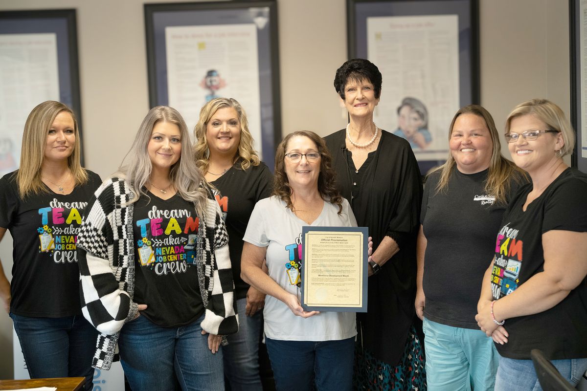 Nevada Job Center is celebrating Workforce Development Month