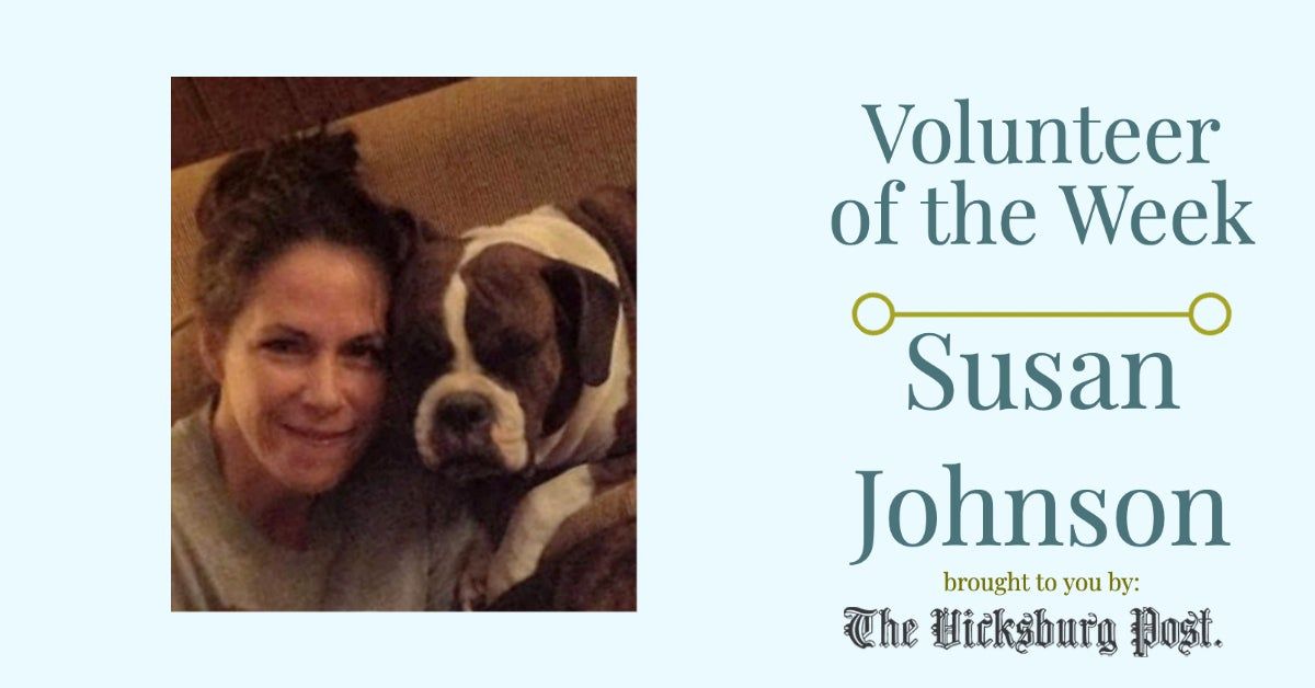 Susan Ruff VOLUNTEER OF THE WEEK: Susan Johnson helps out in ruff times