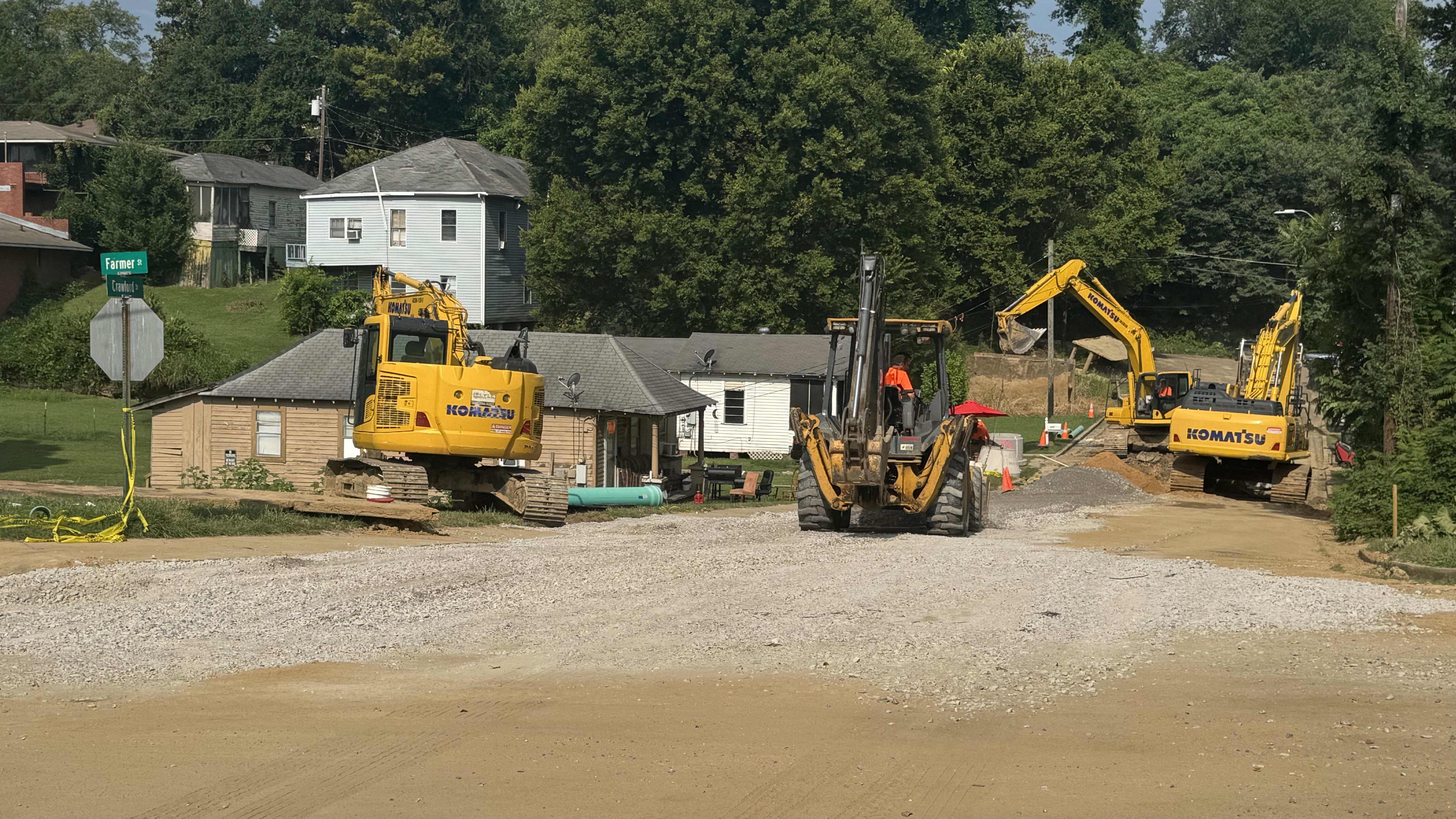 IN THE WORKS: Sewer line replacement near Crawford and Farmer