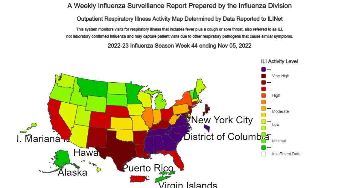 Cdc Ranks FLU FOR ALL: Mississippi ranks at the top of the CDC scale f...