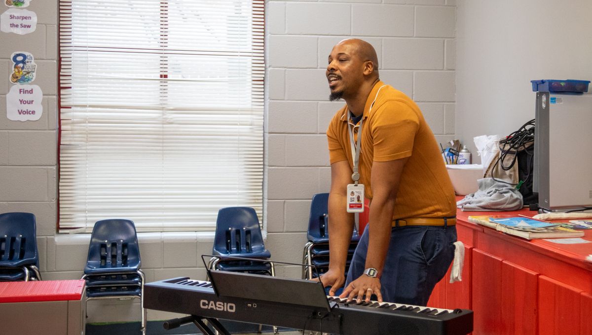 TEACHER OF THE YEAR: Jackson teaches a love of music