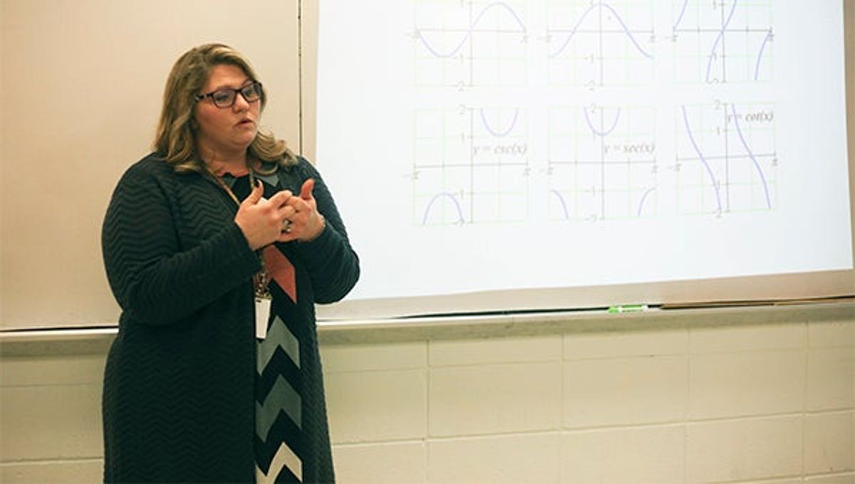 St. Al's Reeder uses her past struggles with math to inspire her stude...