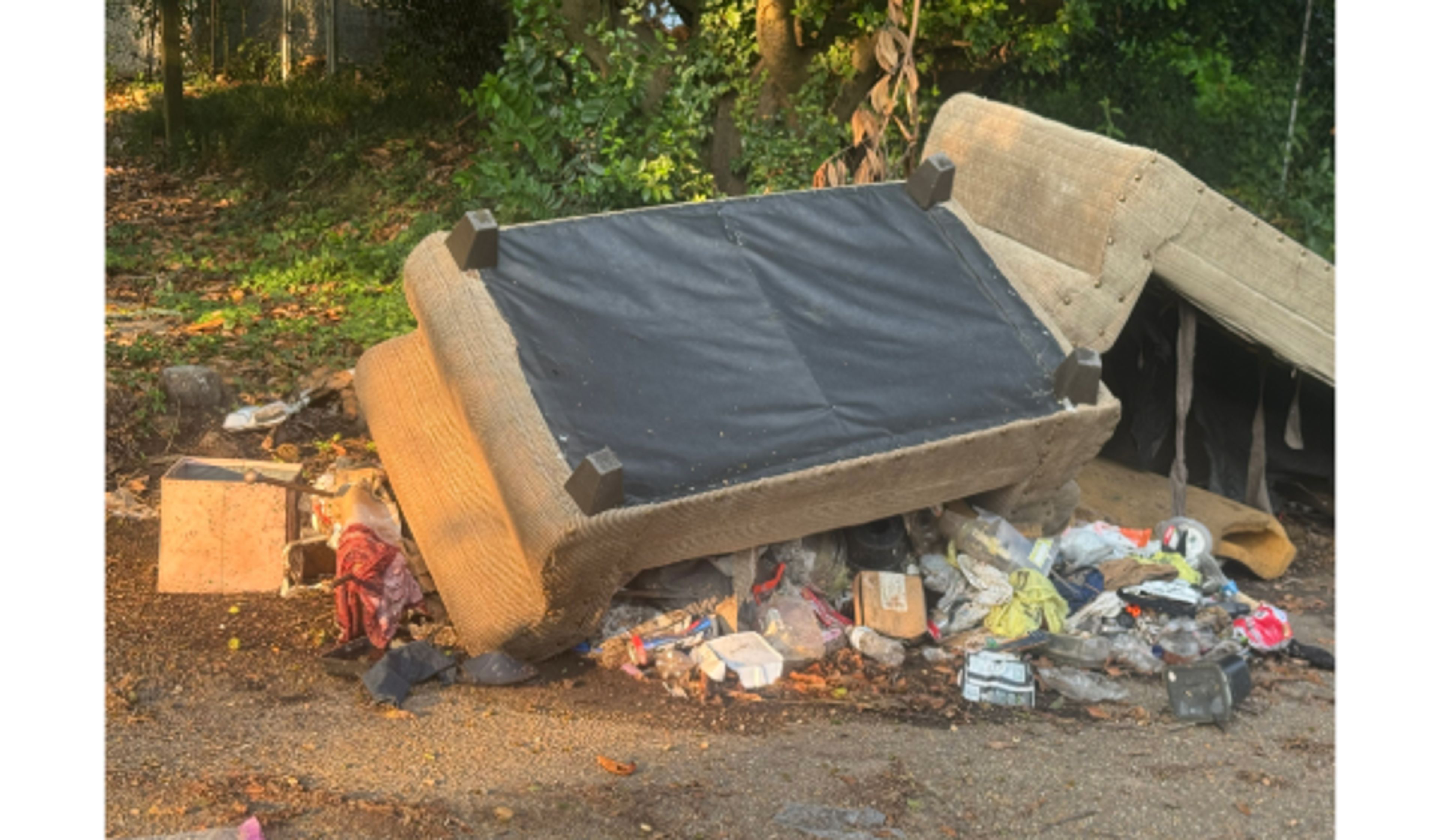 PLEASE FIX: Illegal dumping on Smede Street