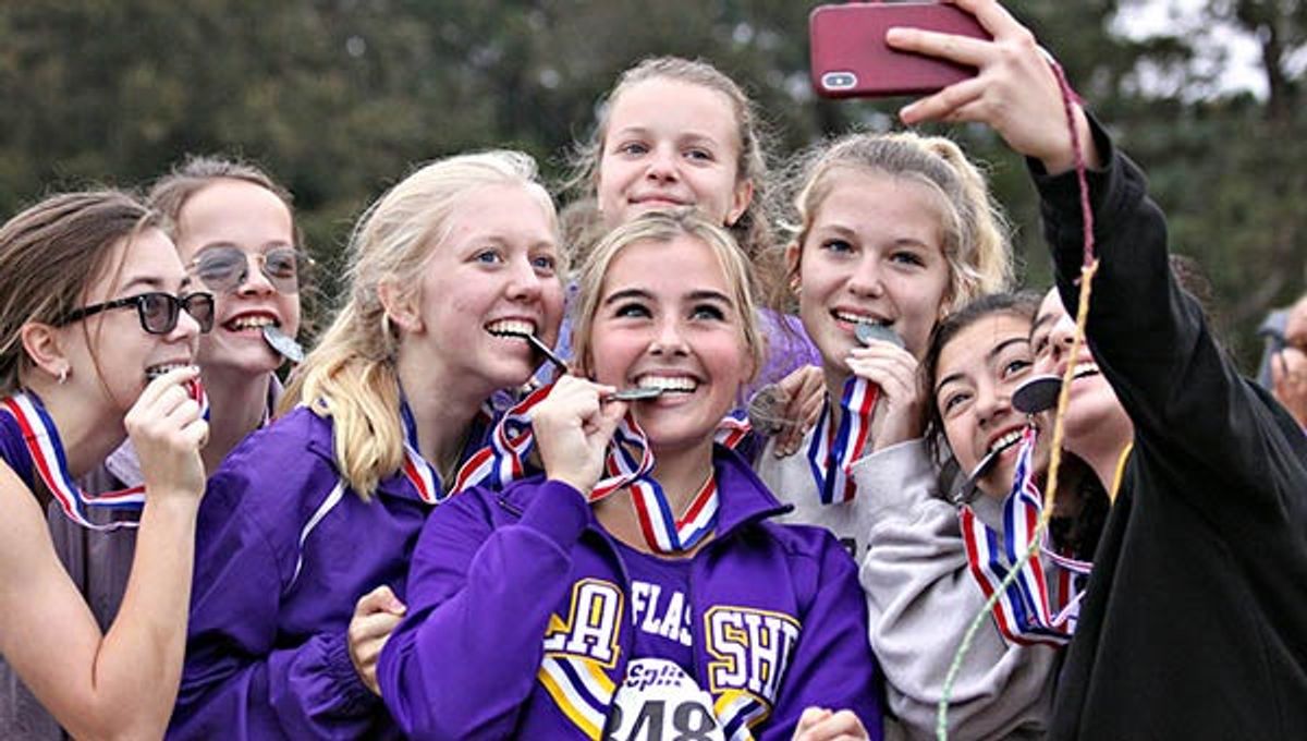 Lady Flashes finish second at state cross country meet