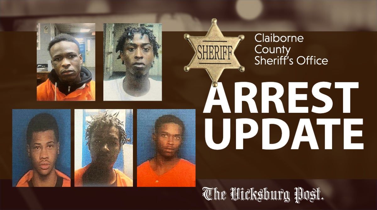 Five men arrested in Claiborne County shooting
