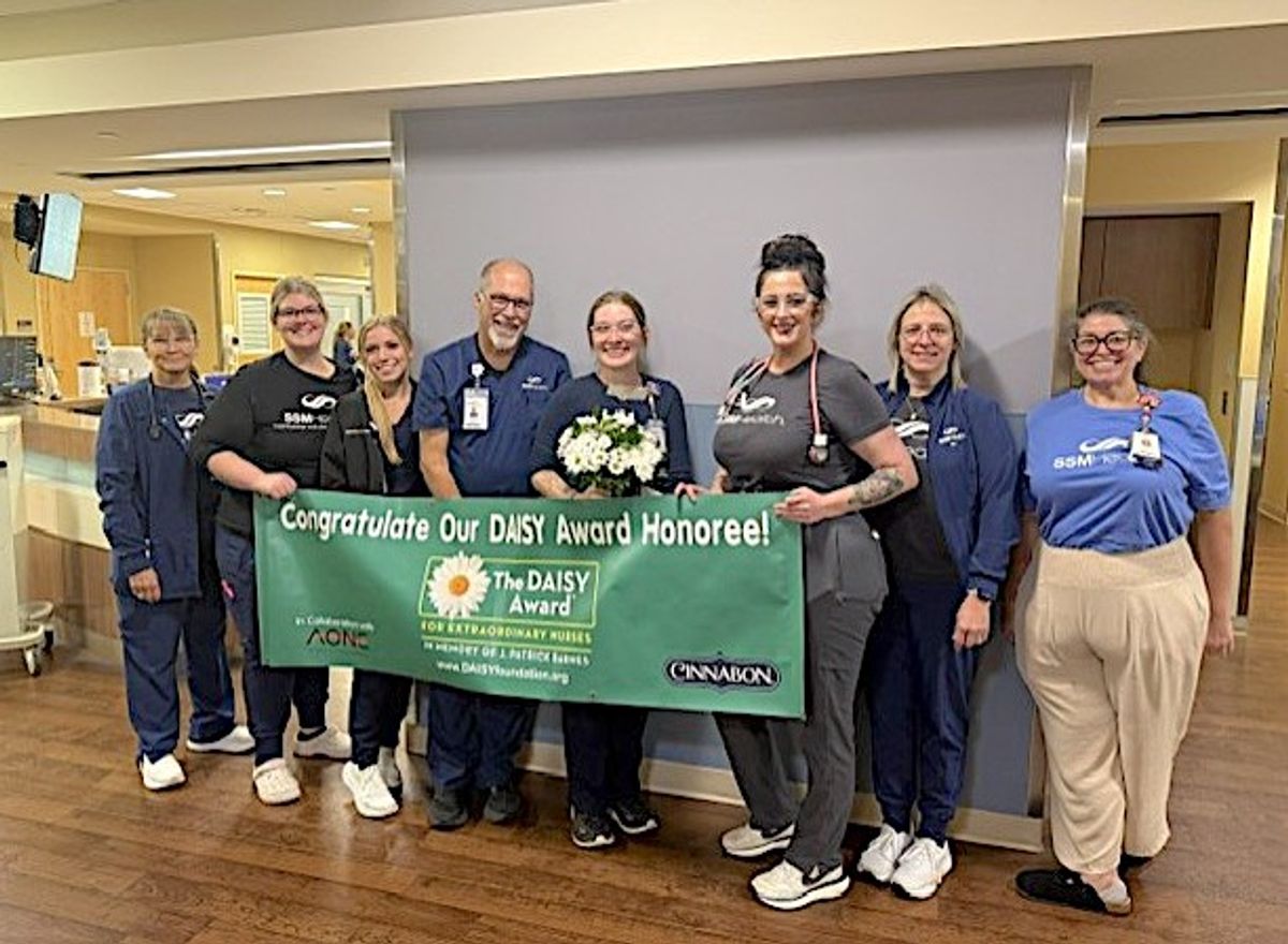 Cox gets DAISY Award for exceptional nursing