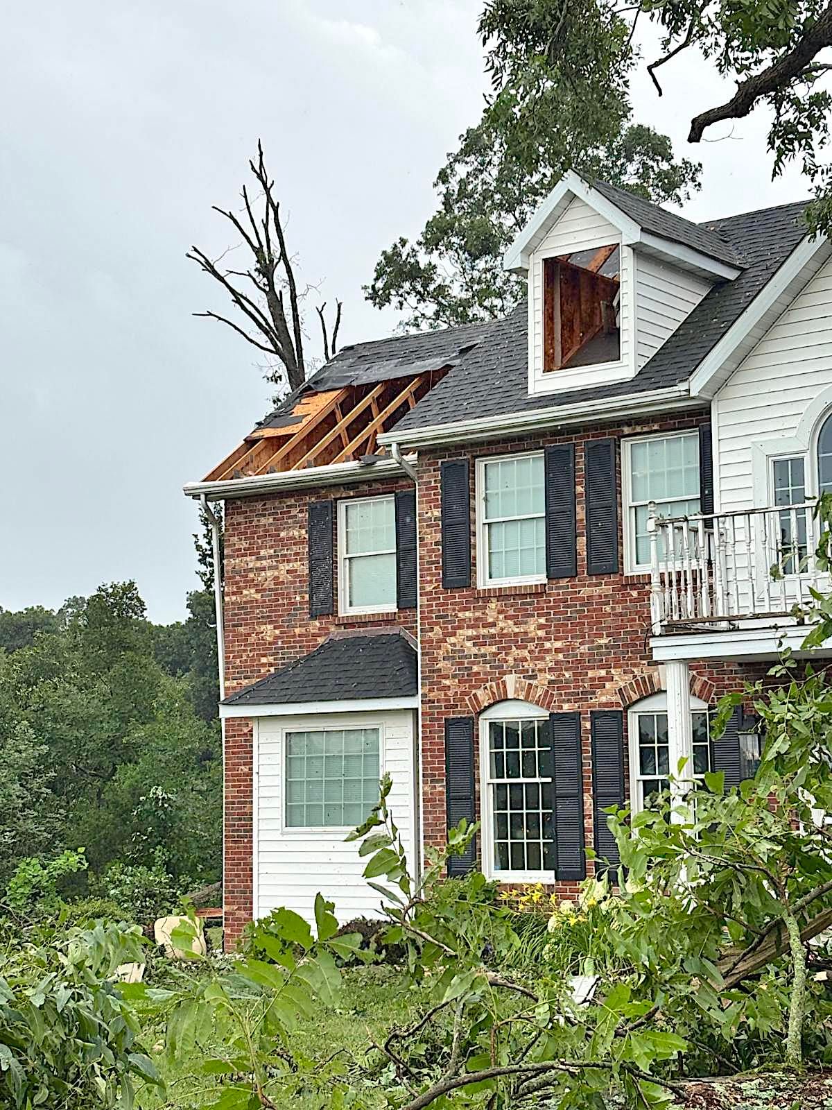 The Webers offer thanks for storm assistance