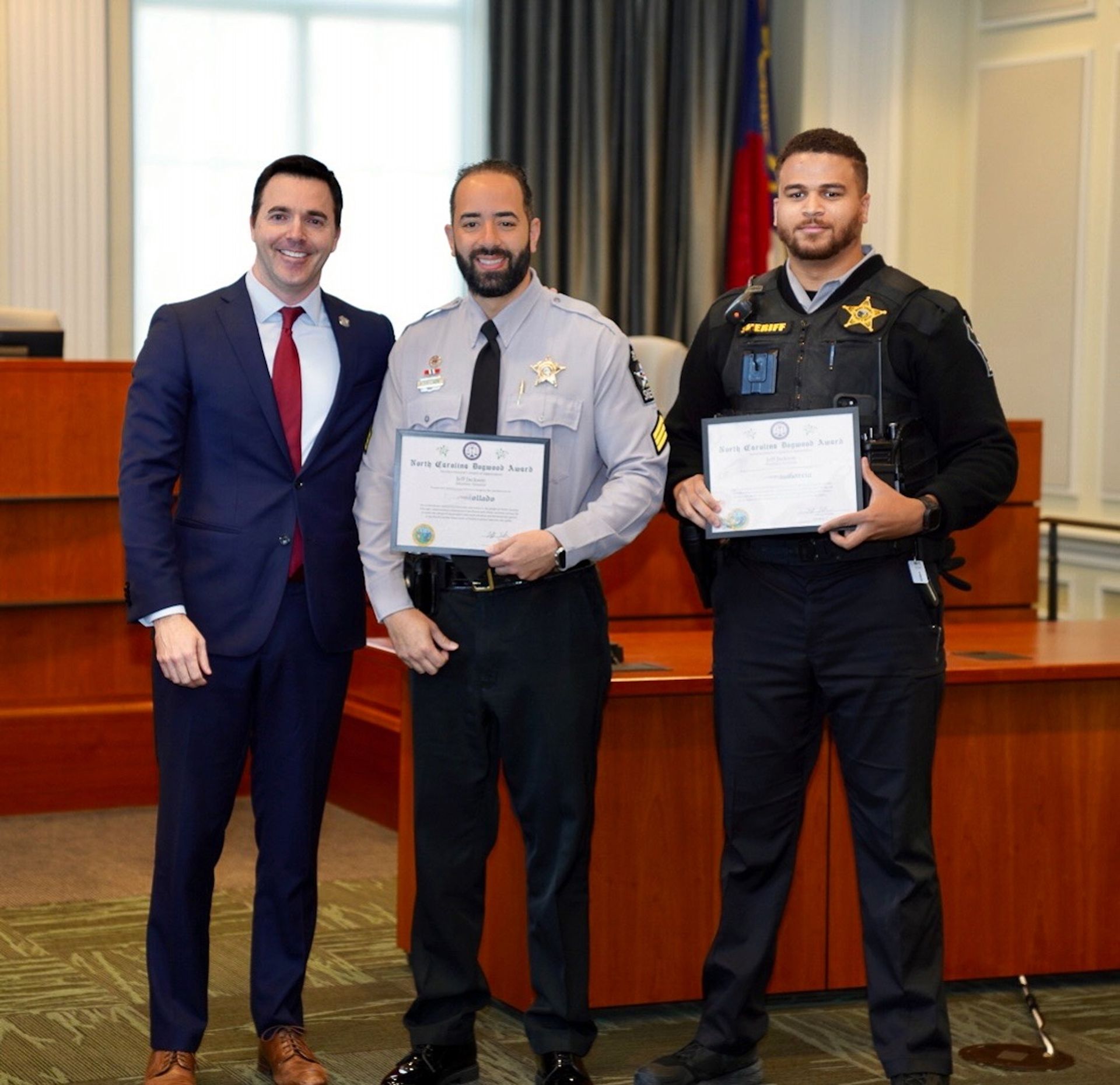 Kenneth Collado Attorney Collado and Garcia of WCSO receive the Attorney General's Do...