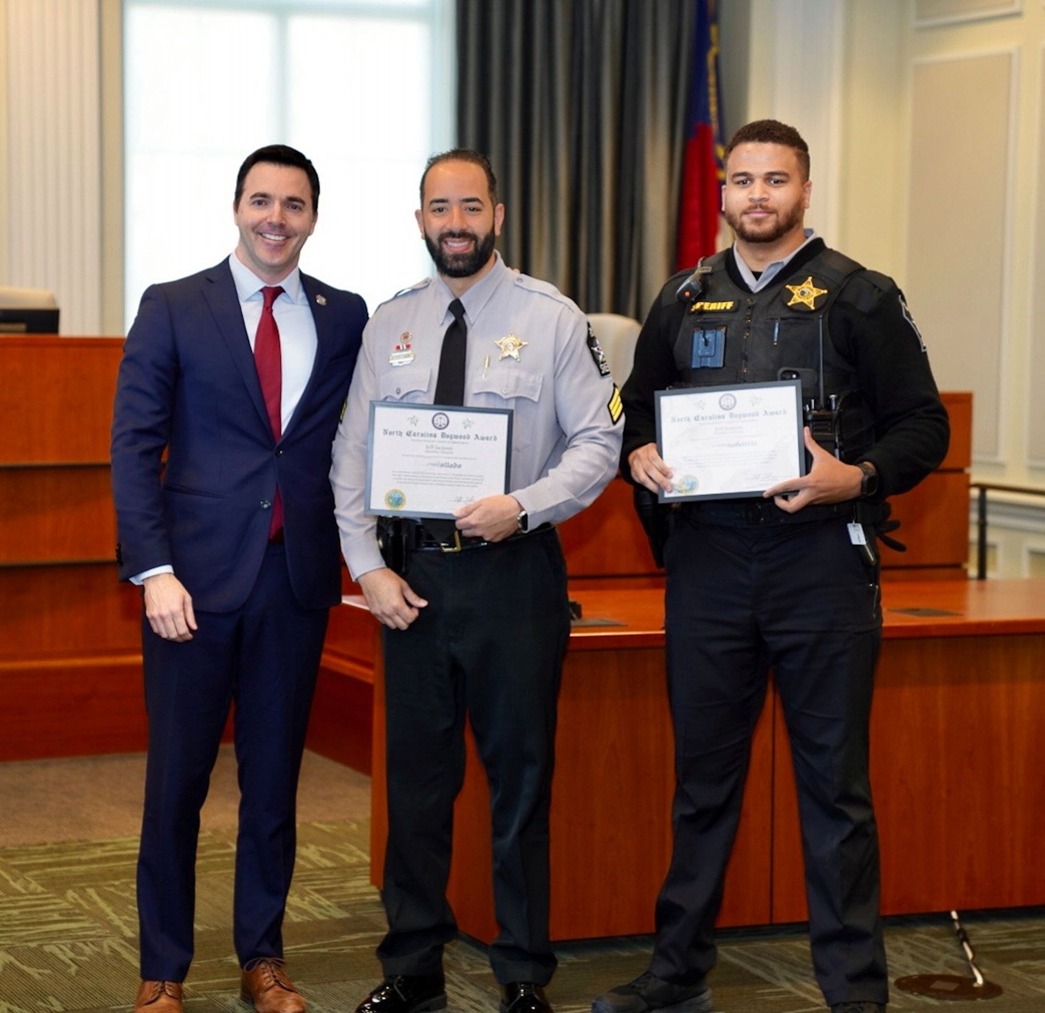 Kenneth Collado Attorney Collado and Garcia of WCSO receive the Attorney General's Do...