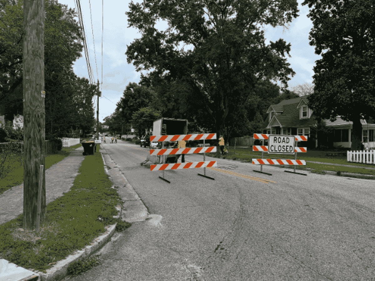 Gas leak prompts evacuations and road closures along Wendell...