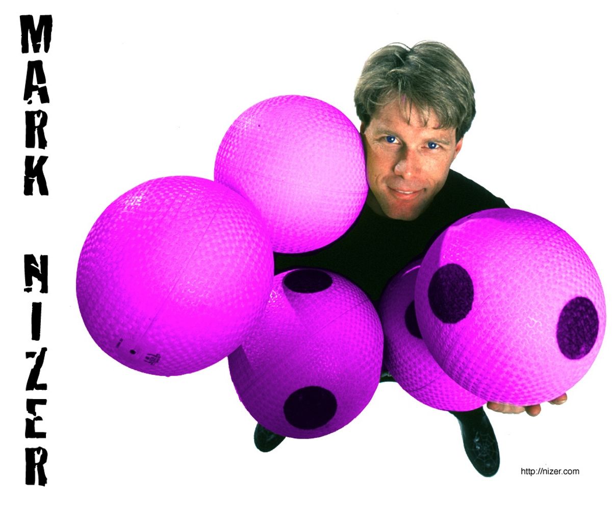 Comedian/juggler Mark Nizer hits the stage in Clarksville, Virginia