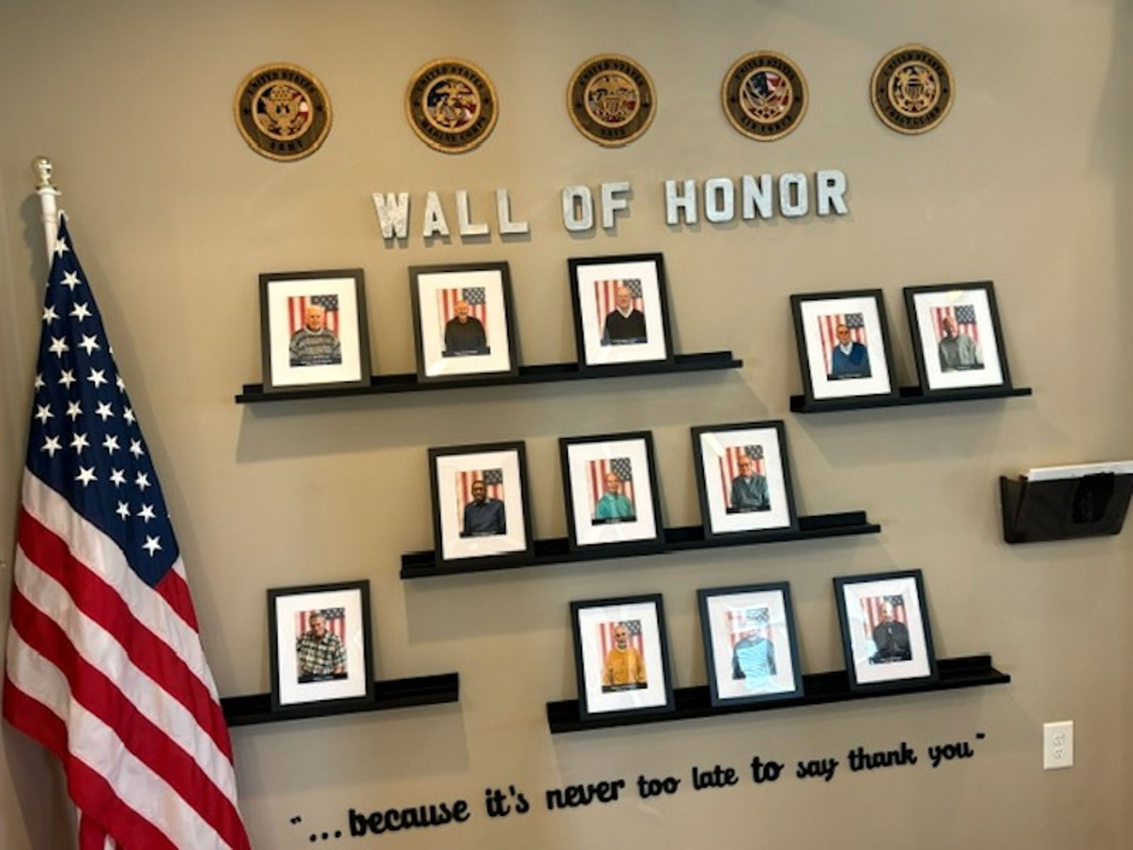 Wall of Honor pays tribute to local veterans