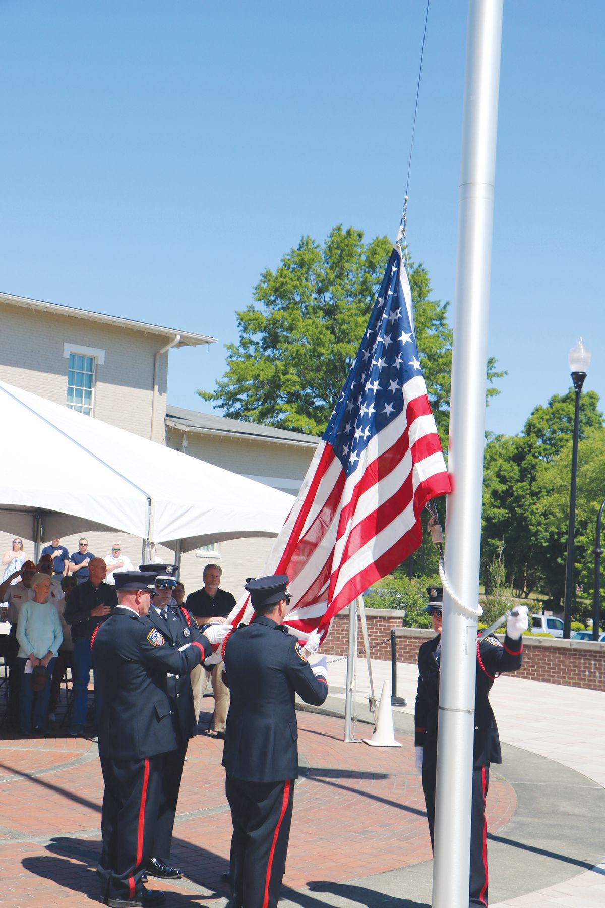 Vasilko honored in Wake Forest Memorial Flag-Raising Ceremon...