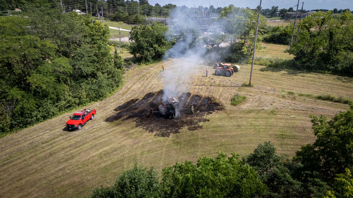 Equipment Fire Draws Emergency Response Near Old Quarry Road