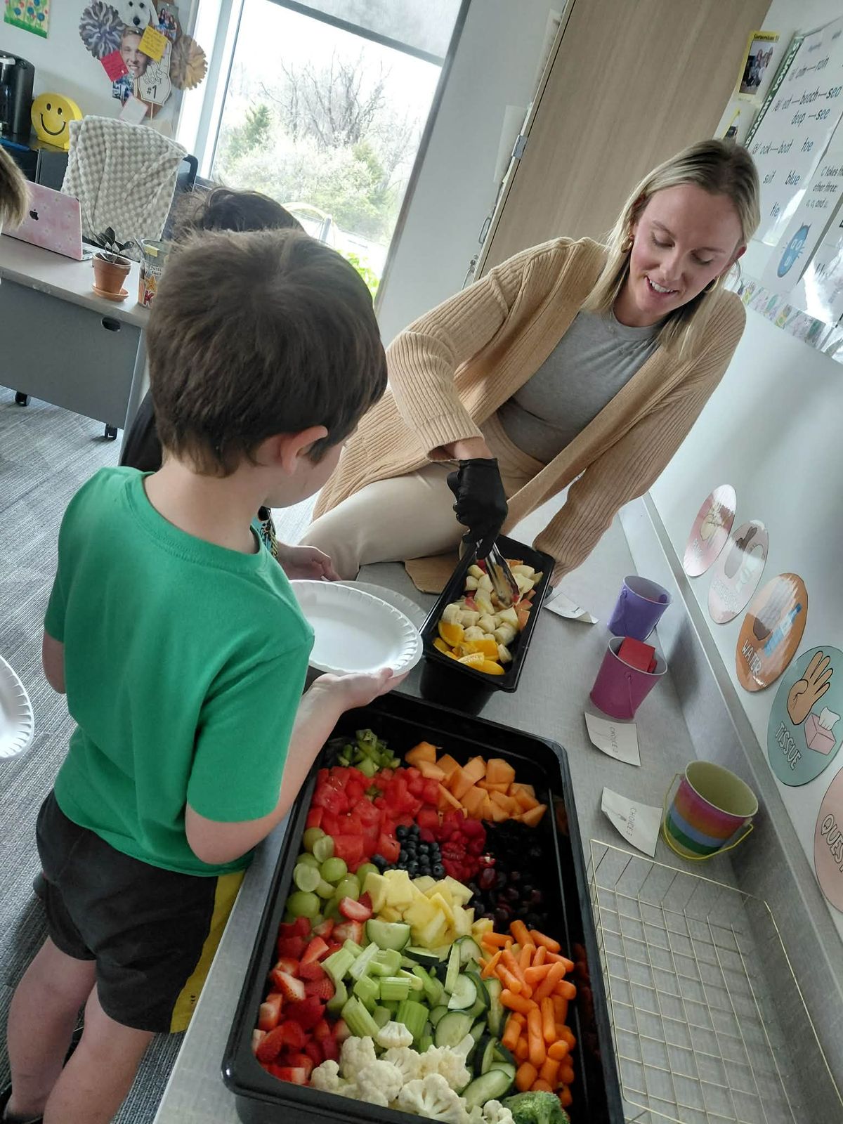 Price Chopper donation helps Cornerstone second graders sample healthy...
